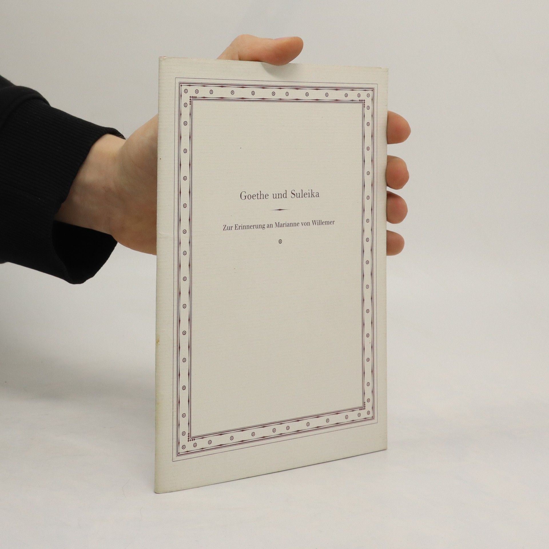 Autorenkollektiv Goethe und Suleika