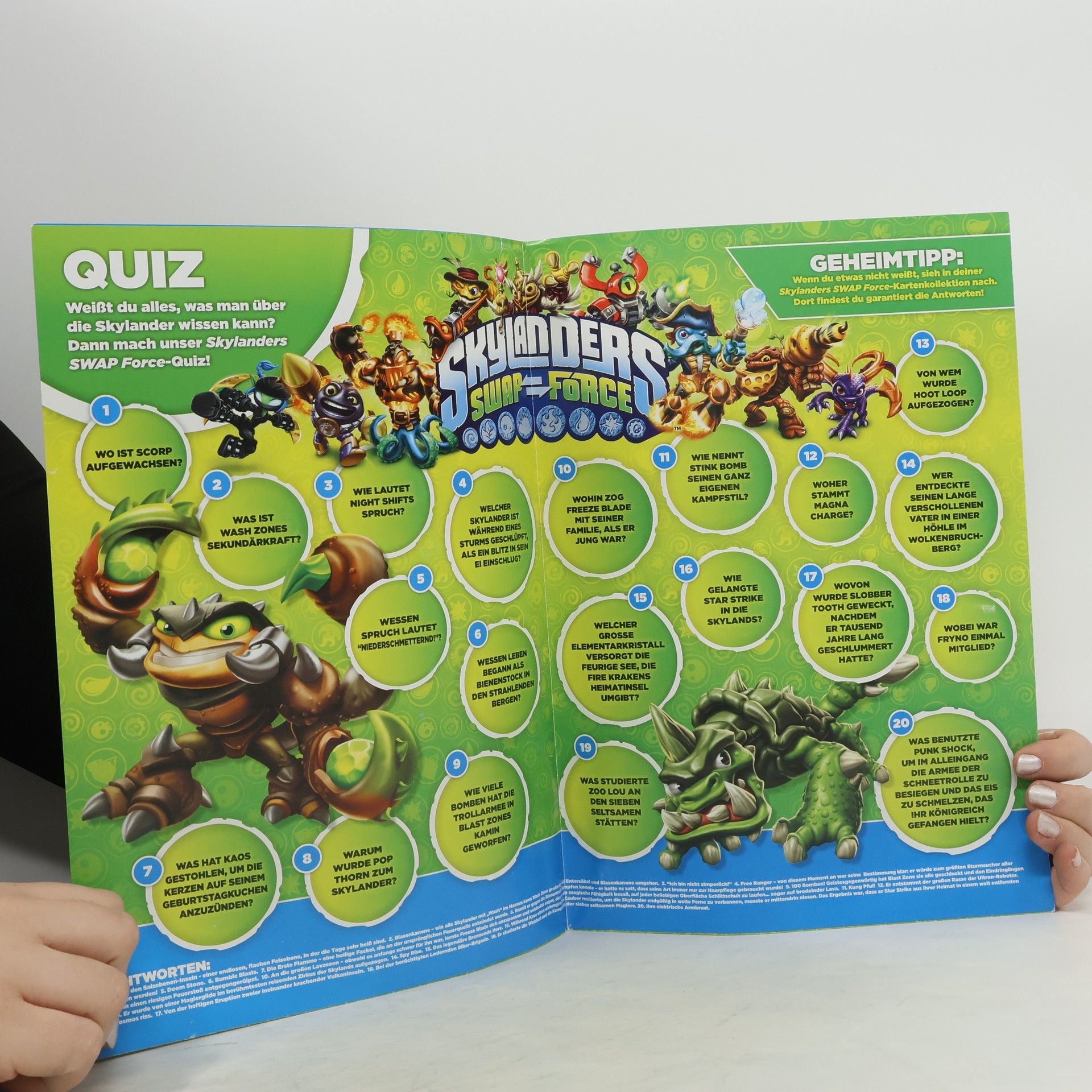 kolektiv Skylanders. Swap - Force. Sammelguide