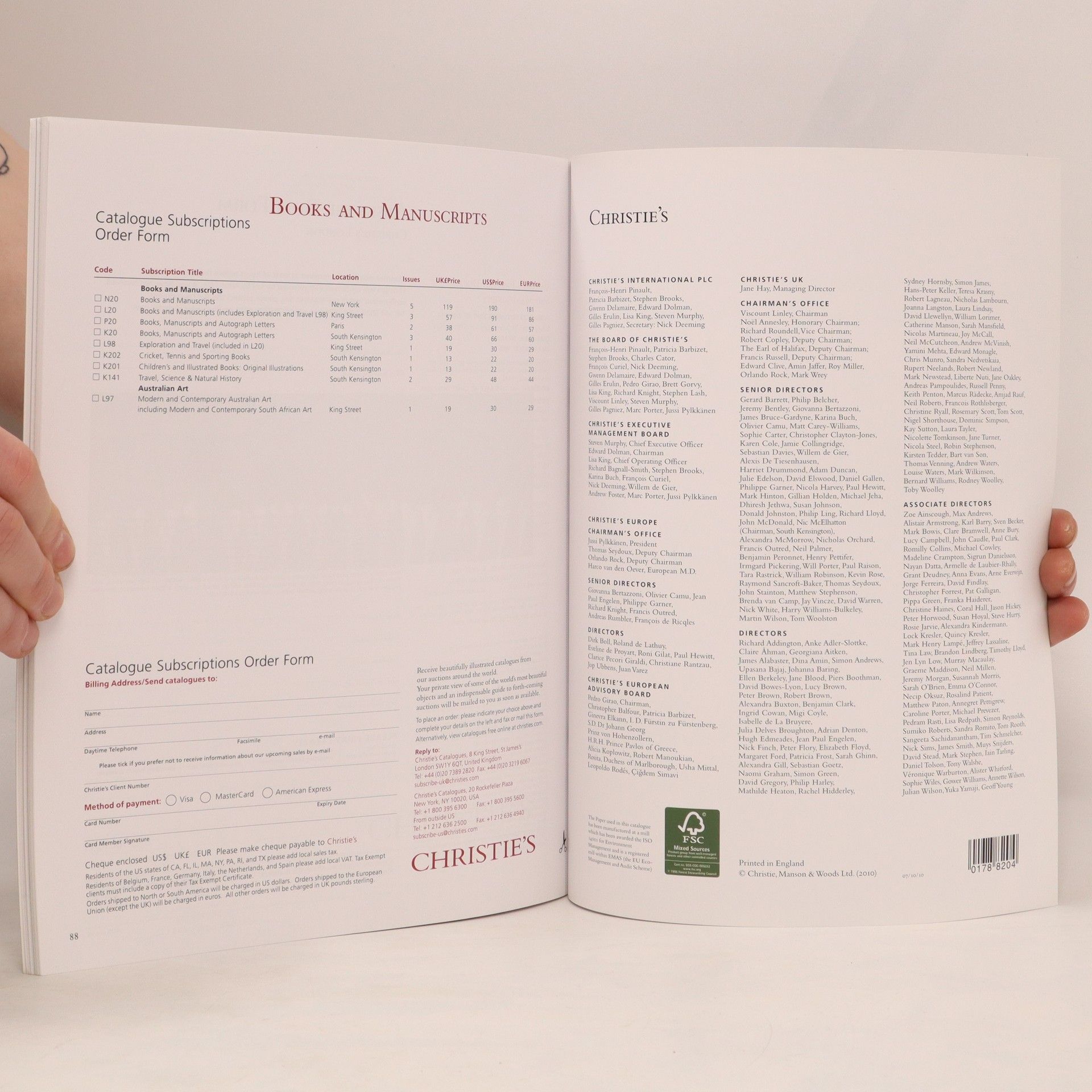 AA.VV. Valuable Printed Books and Manuscripts