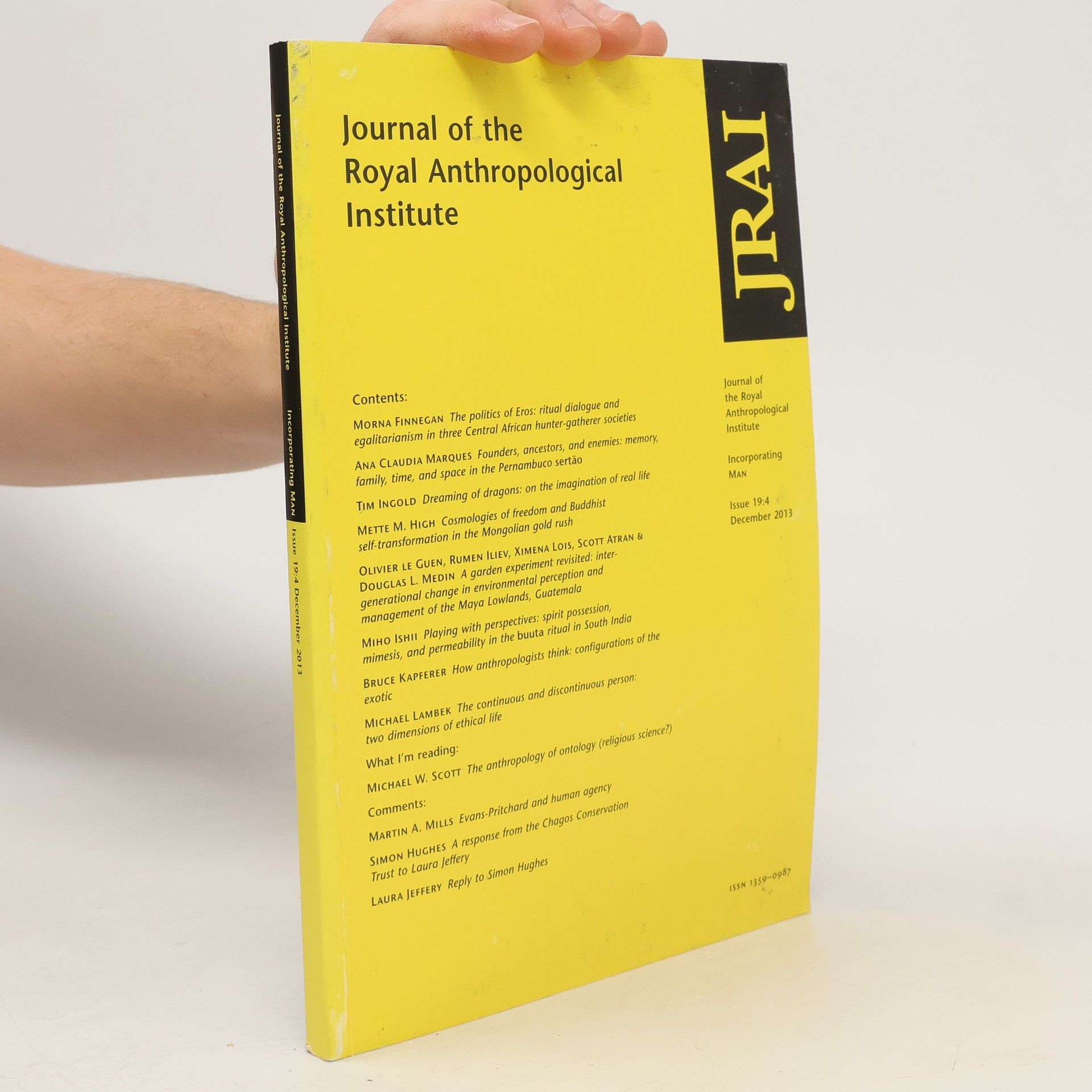 AA.VV. Journal of the Royal Anthropological Institute 12/2013