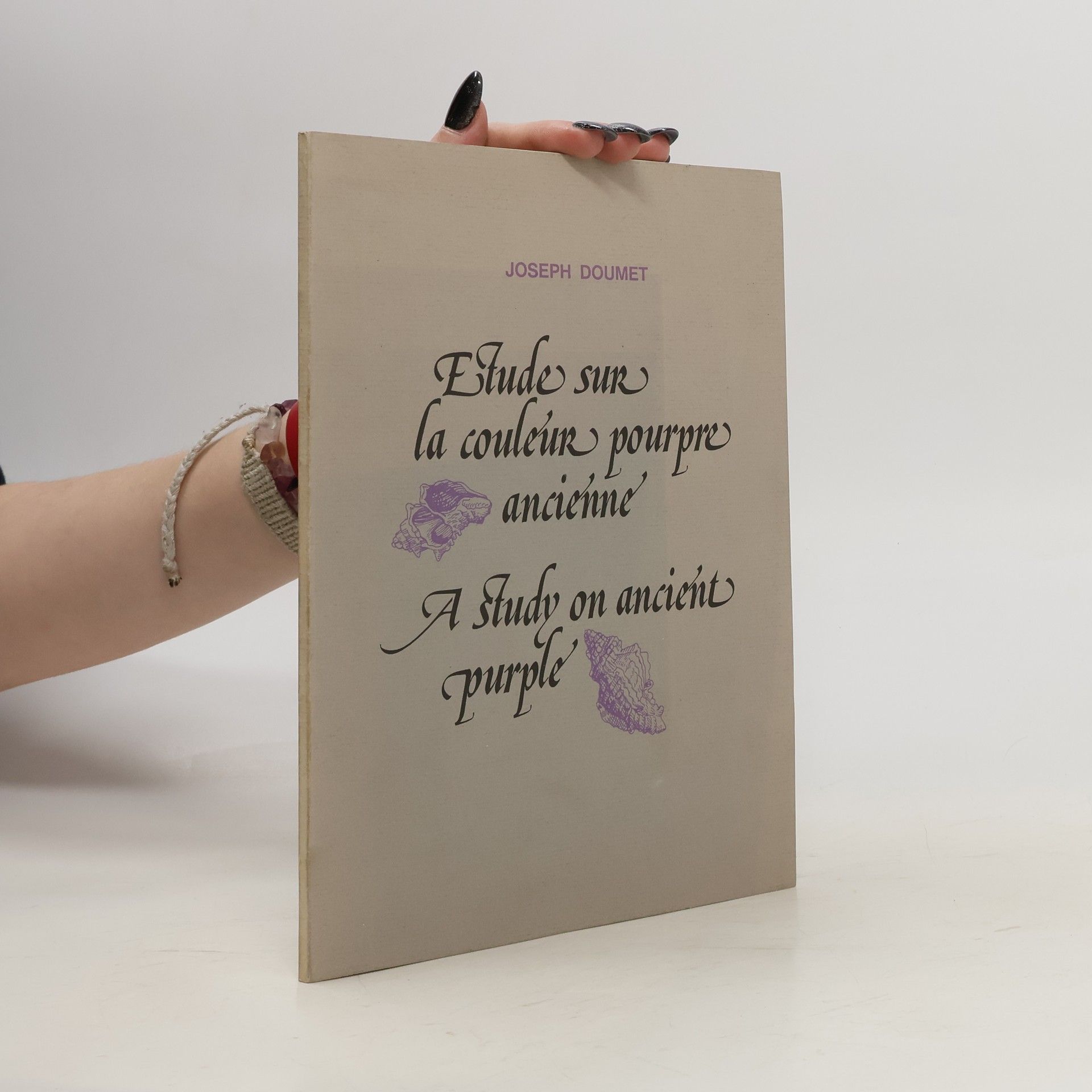 Joseph Doumet Étude sur la Couleur Pourpre Ancienne
