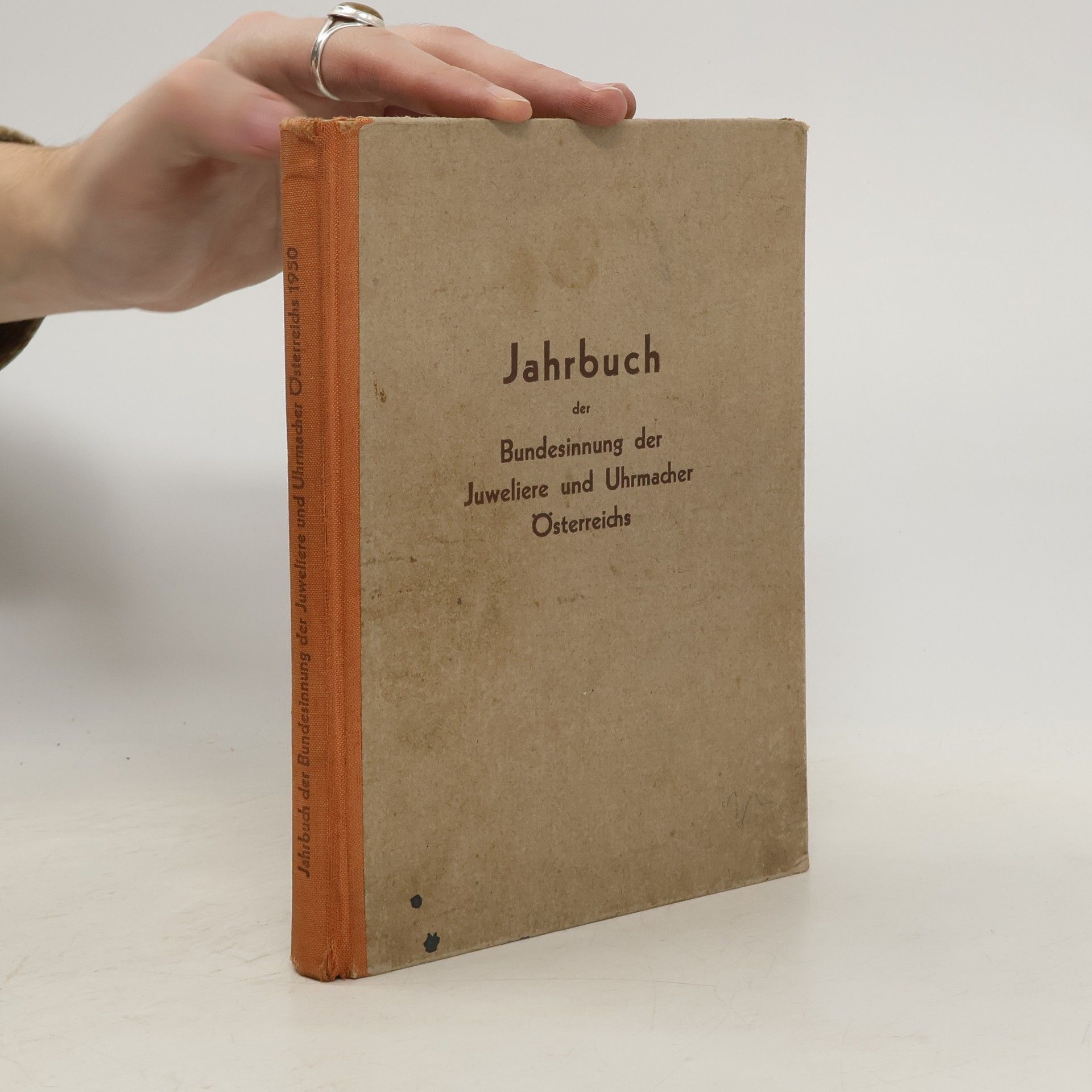 Various authors Jahrbuch der Bundesinnung der Juweliere und Uhrmacher Österreichs