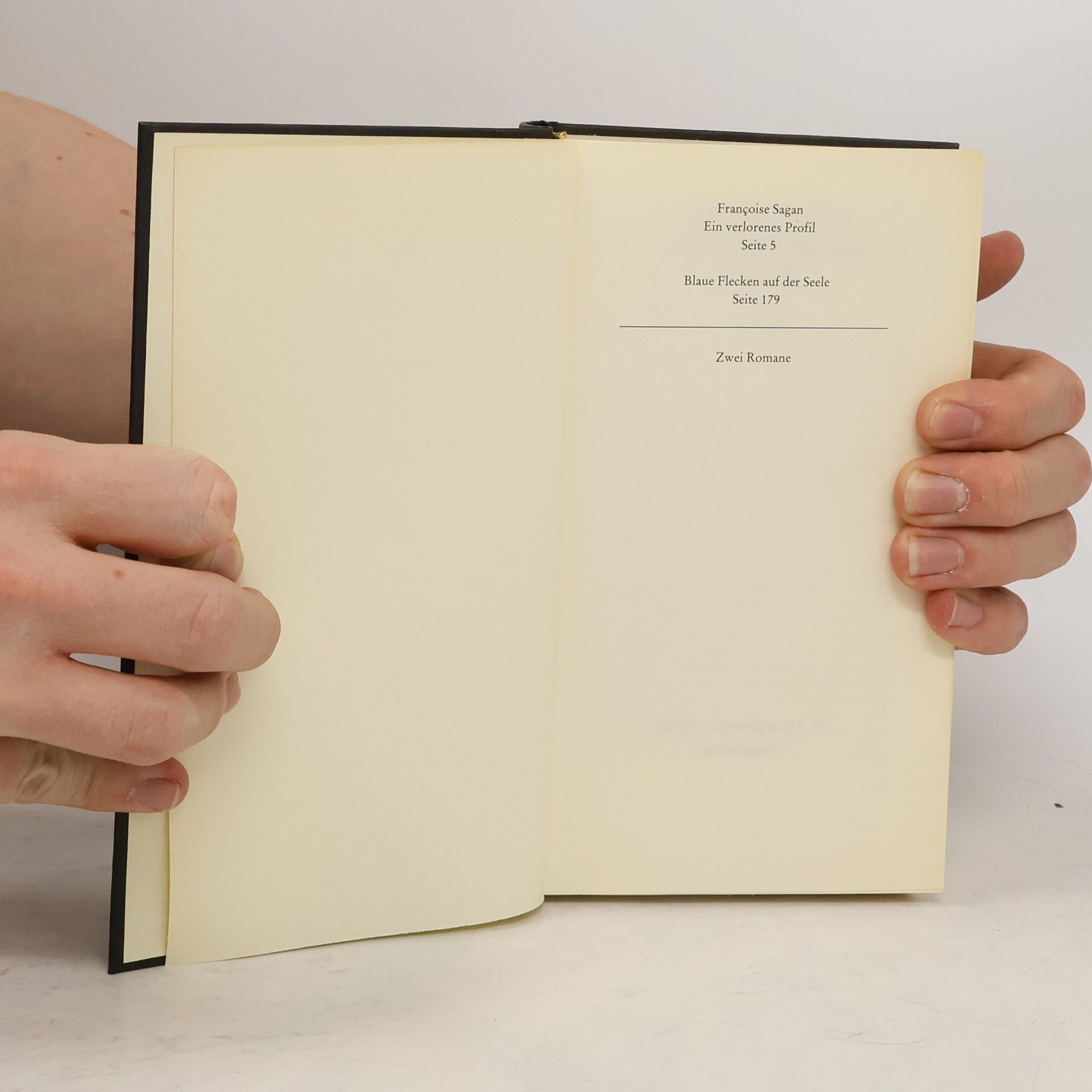 Françoise Sagan Ein verlorenes Profil. Blaue Flecken aus der Seele