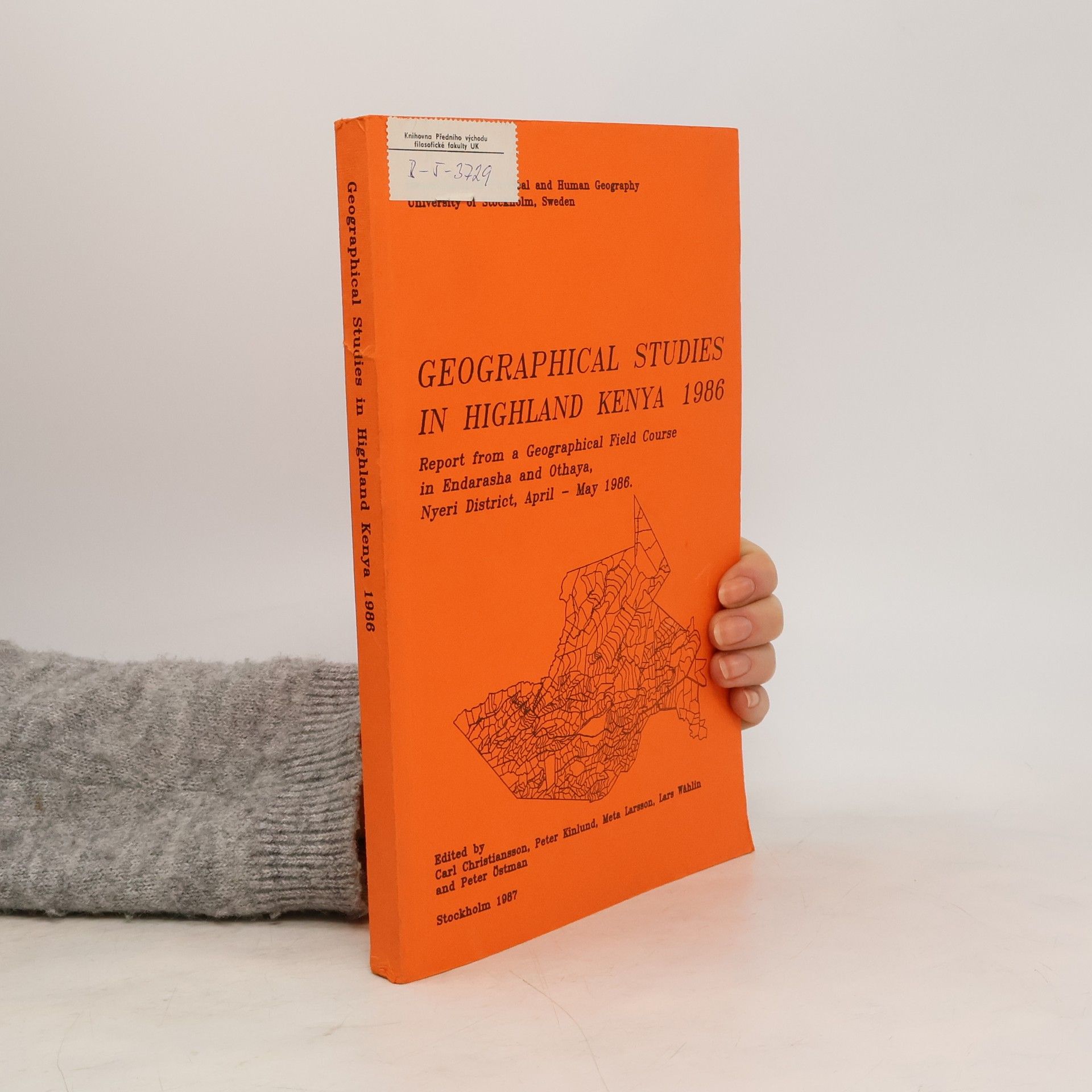 Carl Christiansson Geographical Studies in Highland Kenya 1986