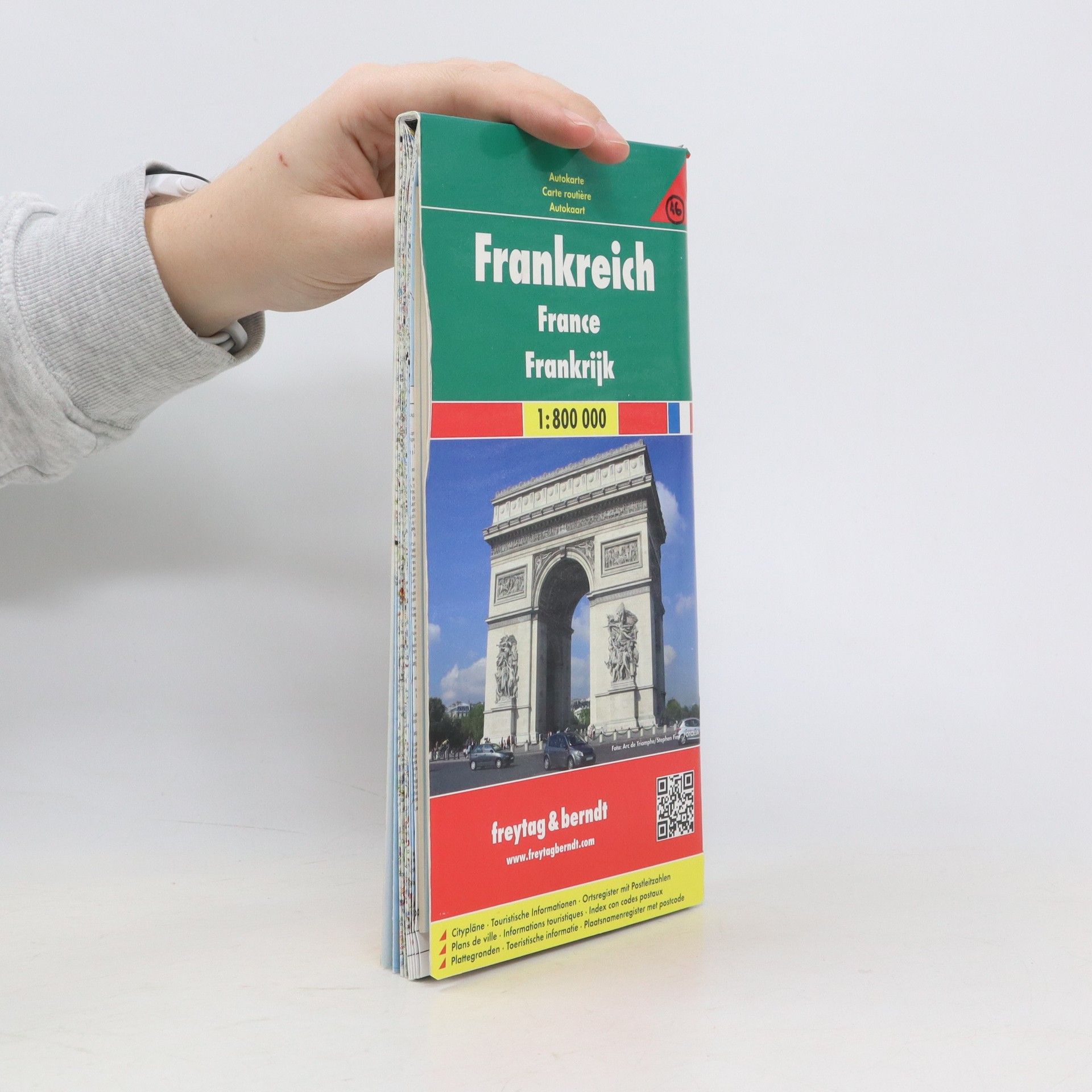 Freytag&Berndt AK 0403 Francie 1:800 000 / silniční mapa