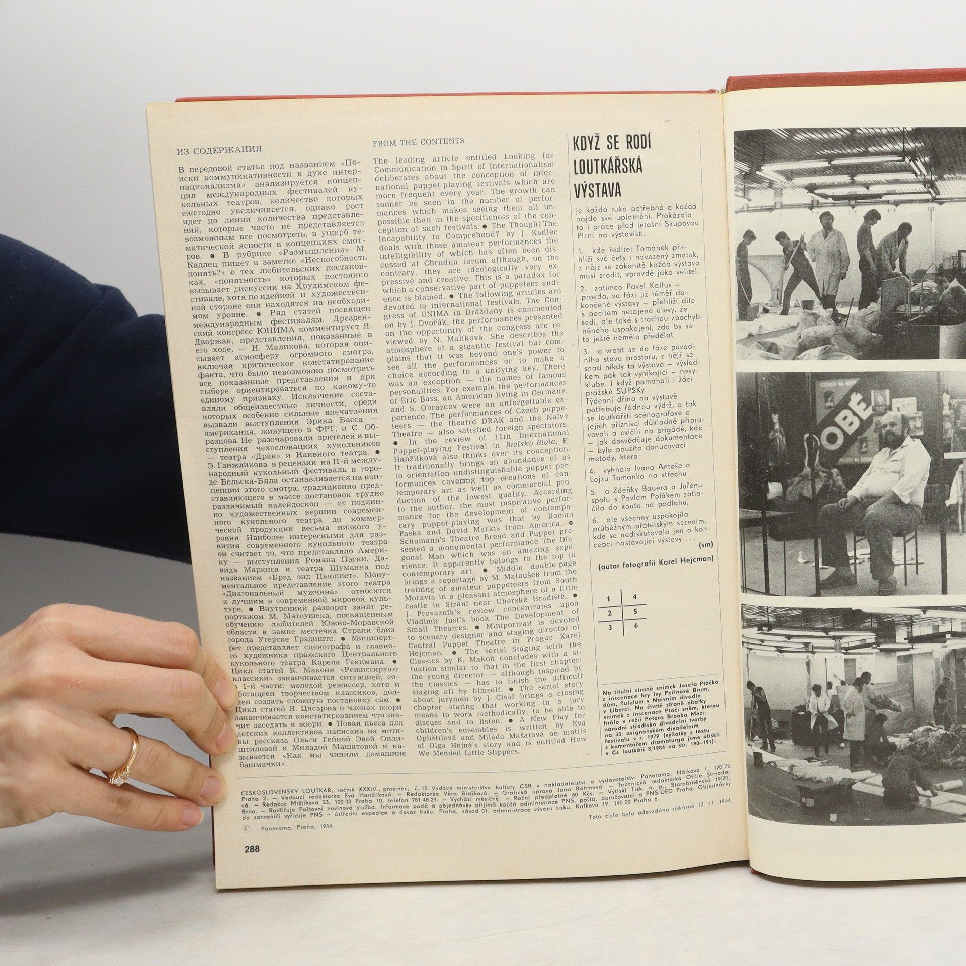 kolektiv Československý loutkář 1983-1984