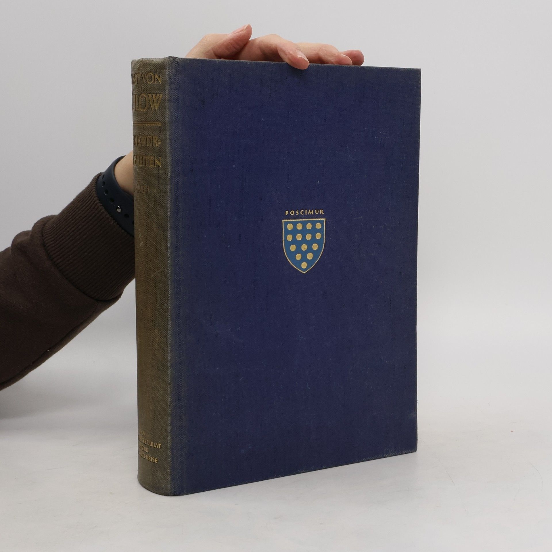 Franz von Stockhammern Bernhard Fürst von Bülow. Denkwürdigkeiten Band I.