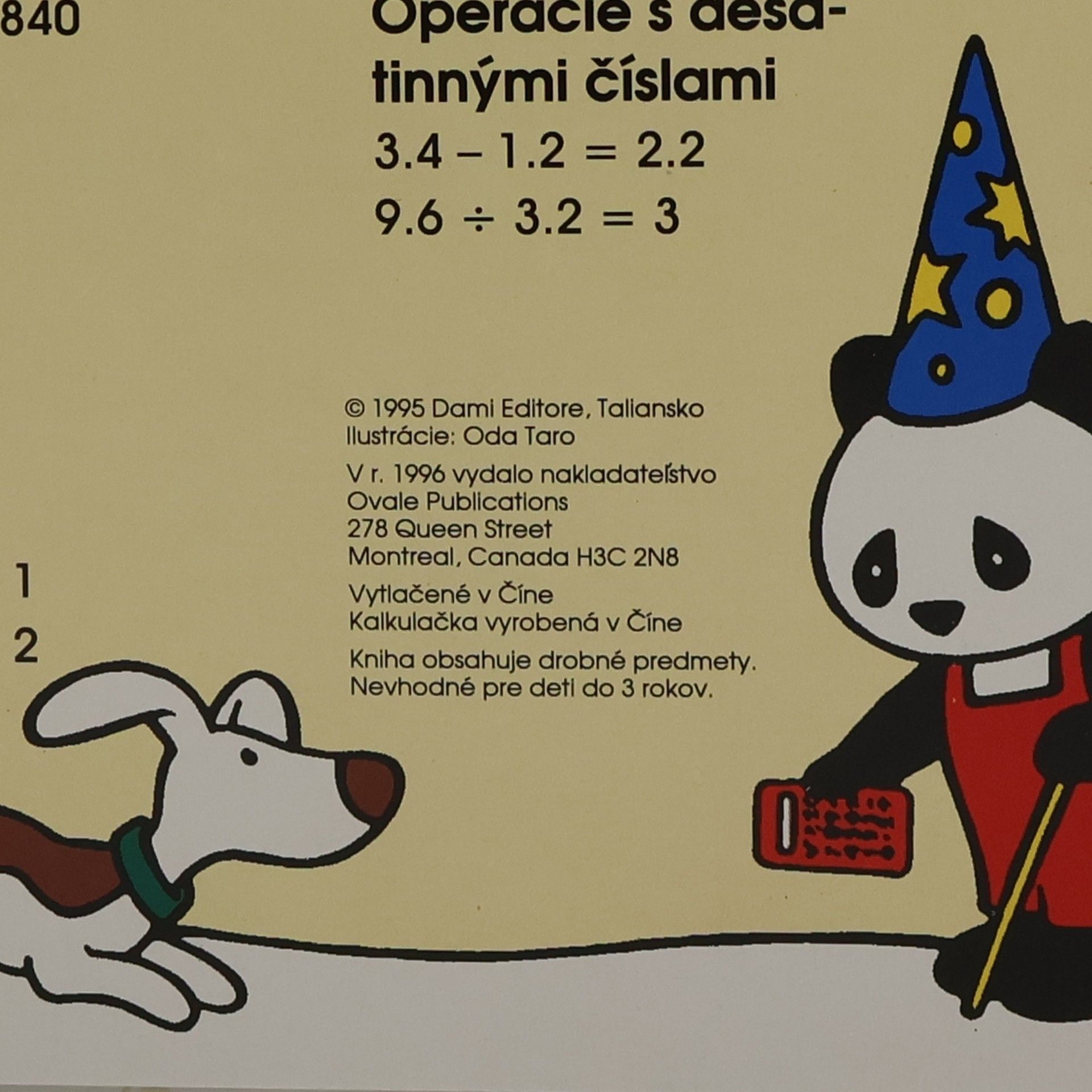 Kolektiv autorů Knižka s kalkulačkou medvedíka Pandy
