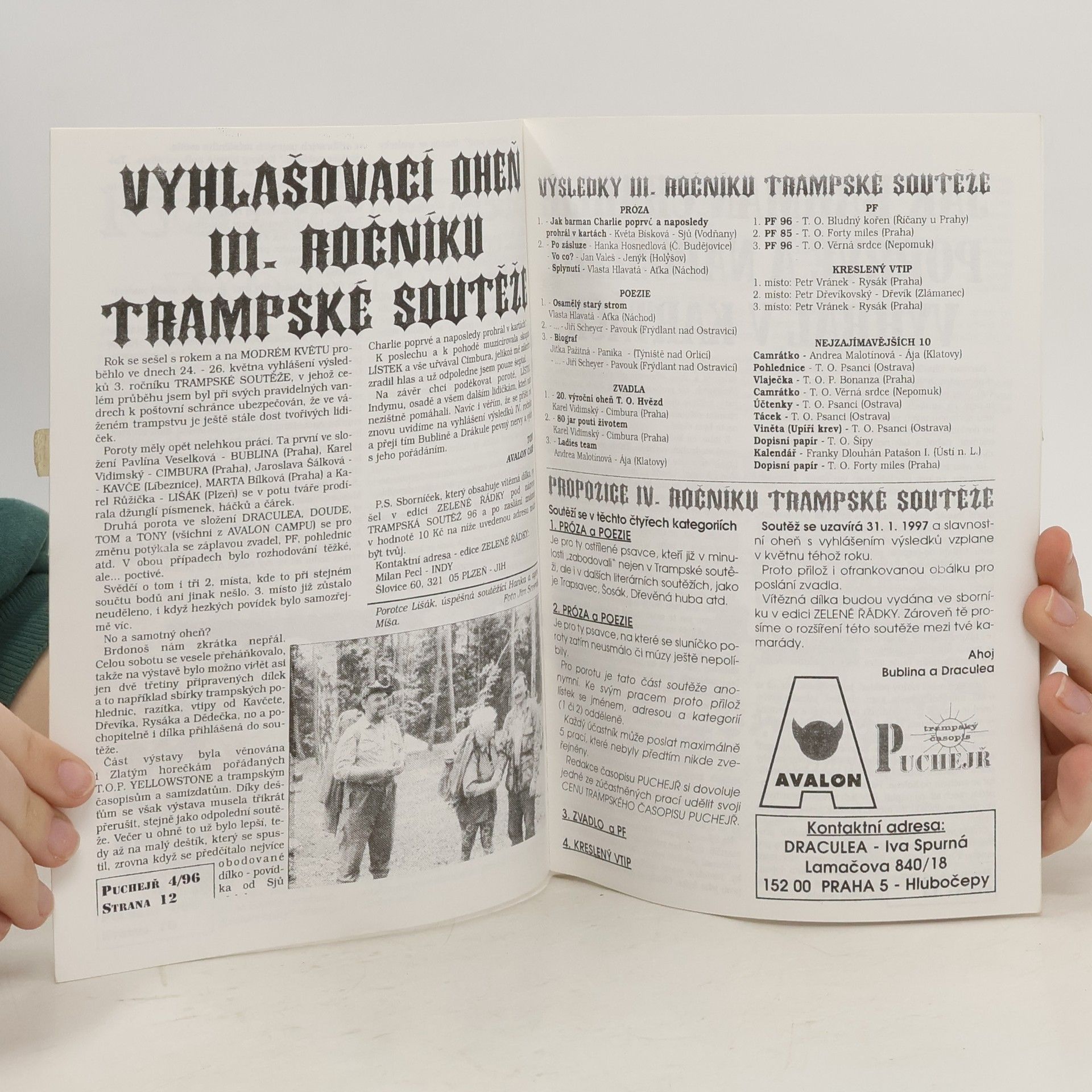 kolektiv Trampský časopis 11. III. ročník. 4/1996