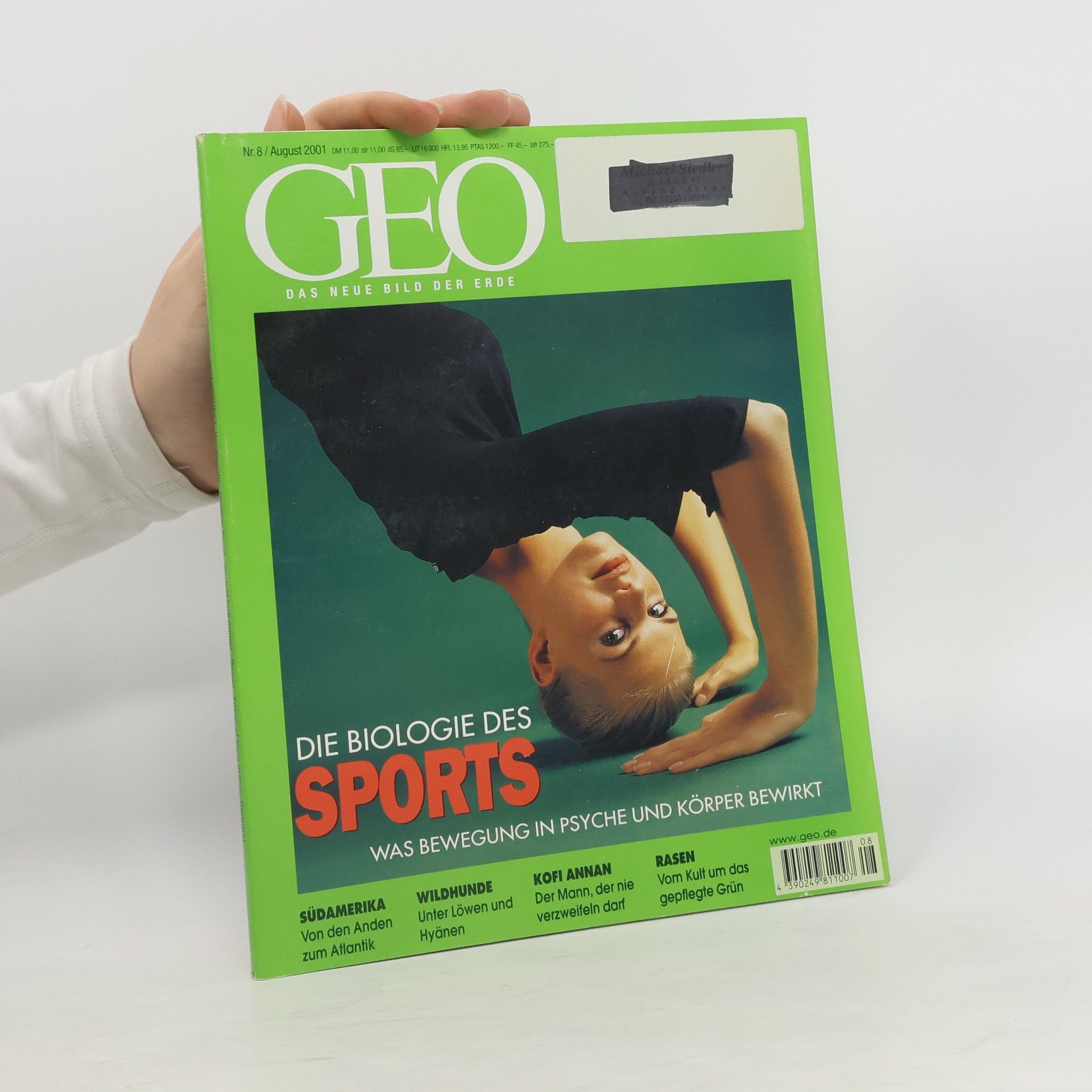 Collectif d'auteurs Geo 8/2001