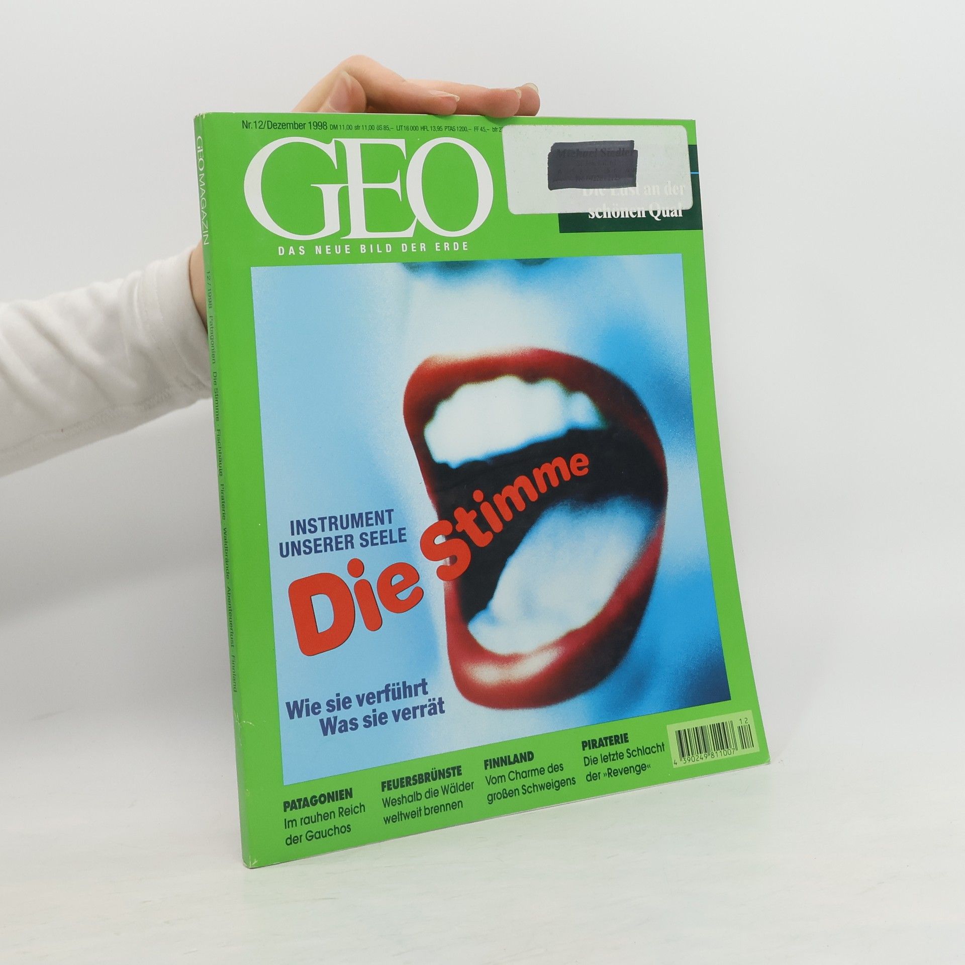 Collectif d'auteurs Geo 12/1998