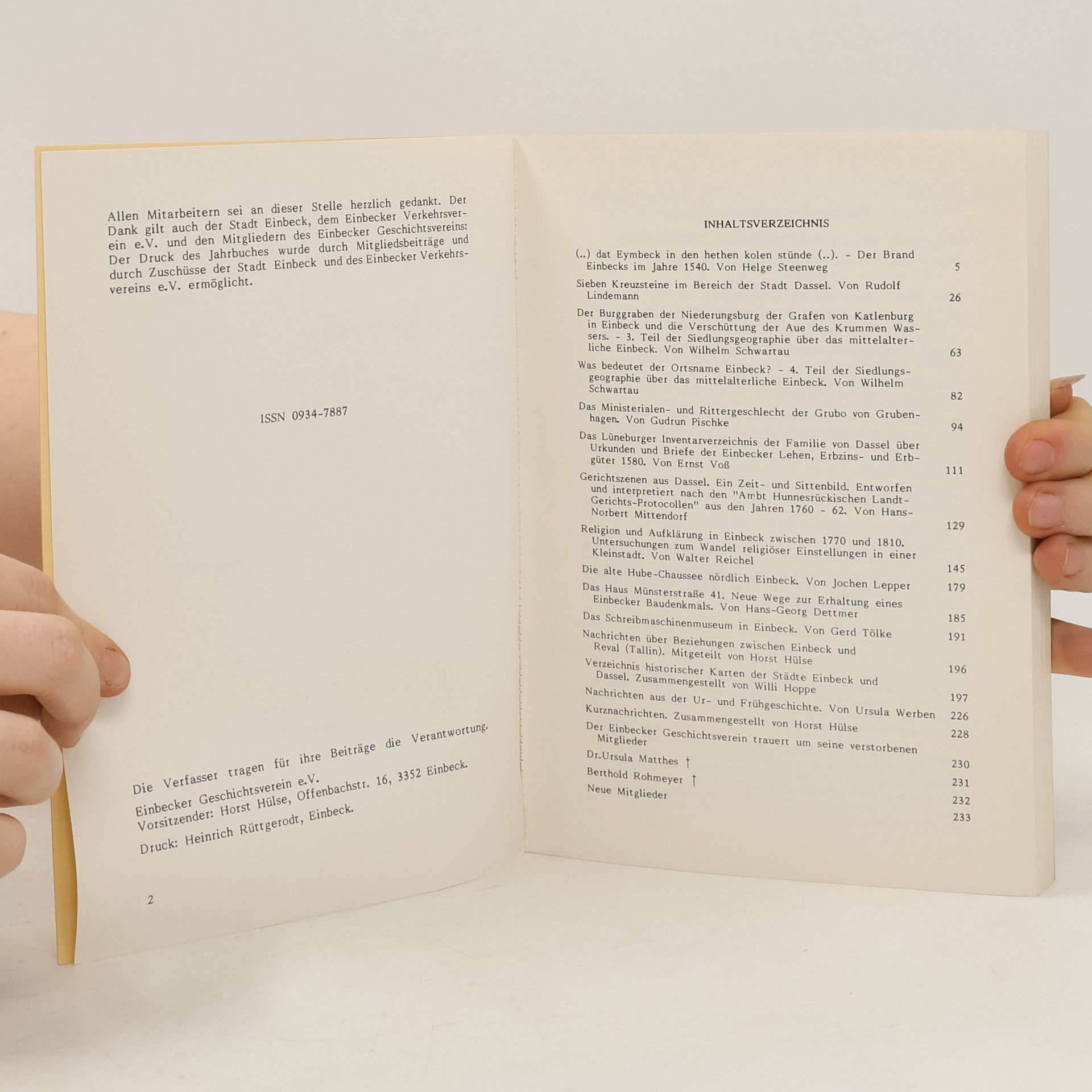 kolektiv Einbecker Jahrbuch. Band 39.