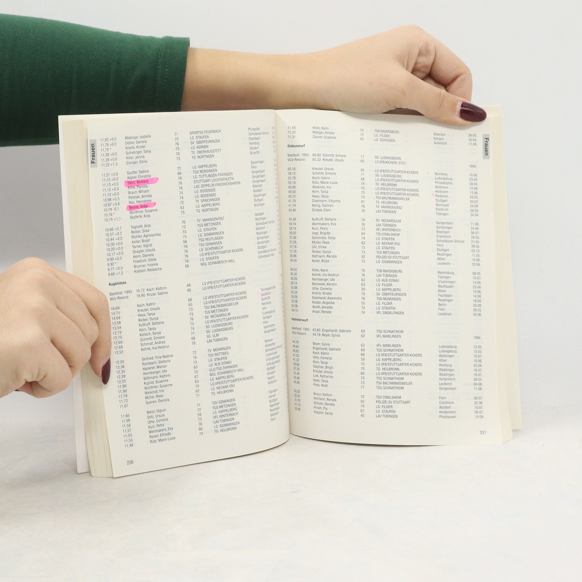 Auteurscollectief Jahrbuch '94. Leichtathletik in Württemberg