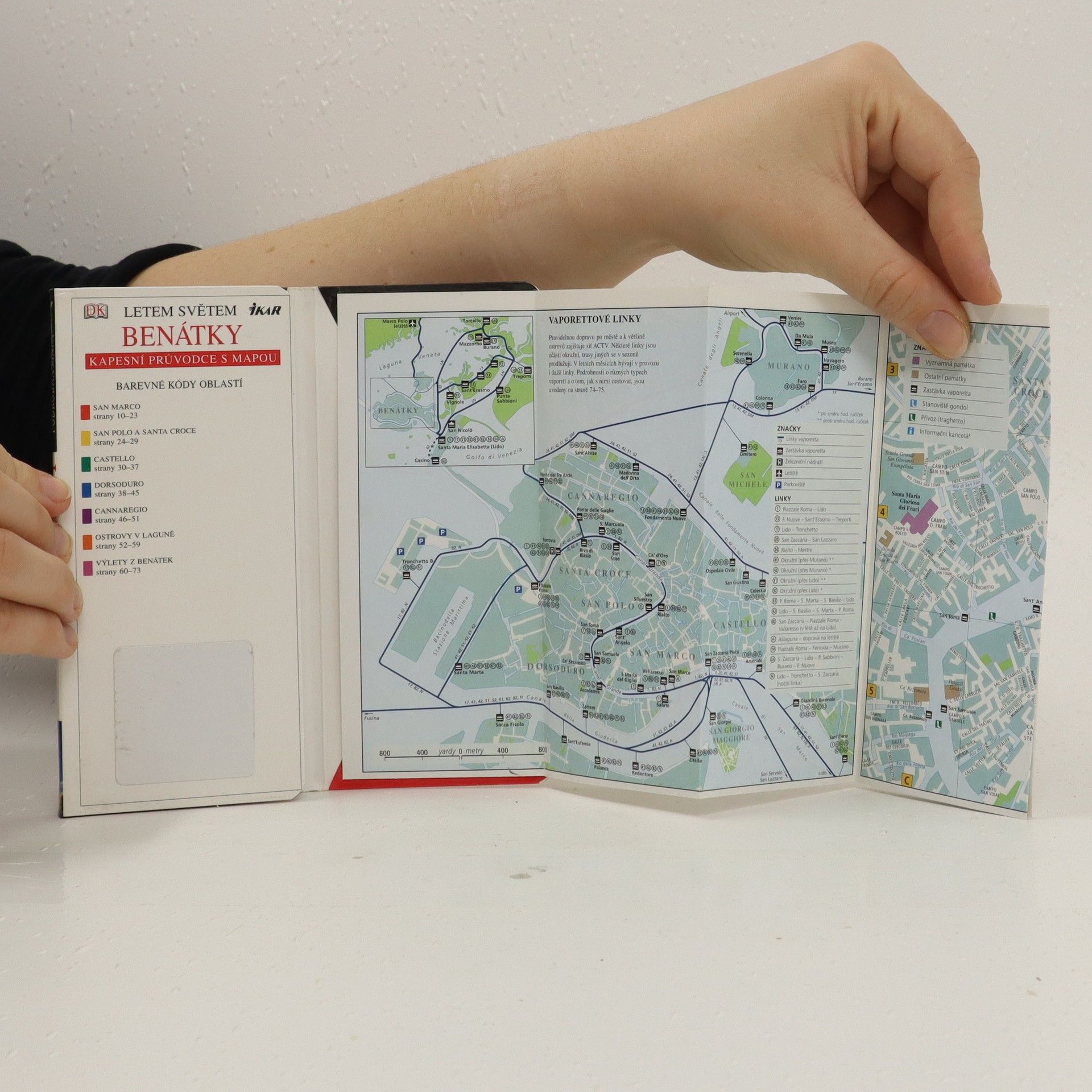 Various authors Benátky: Kapesní průvodce s mapou