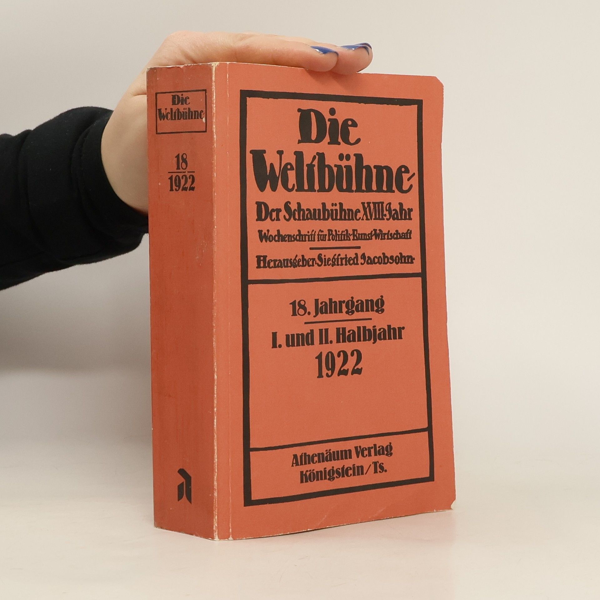 Autorenkollektiv Die Weltbühne 18/1922