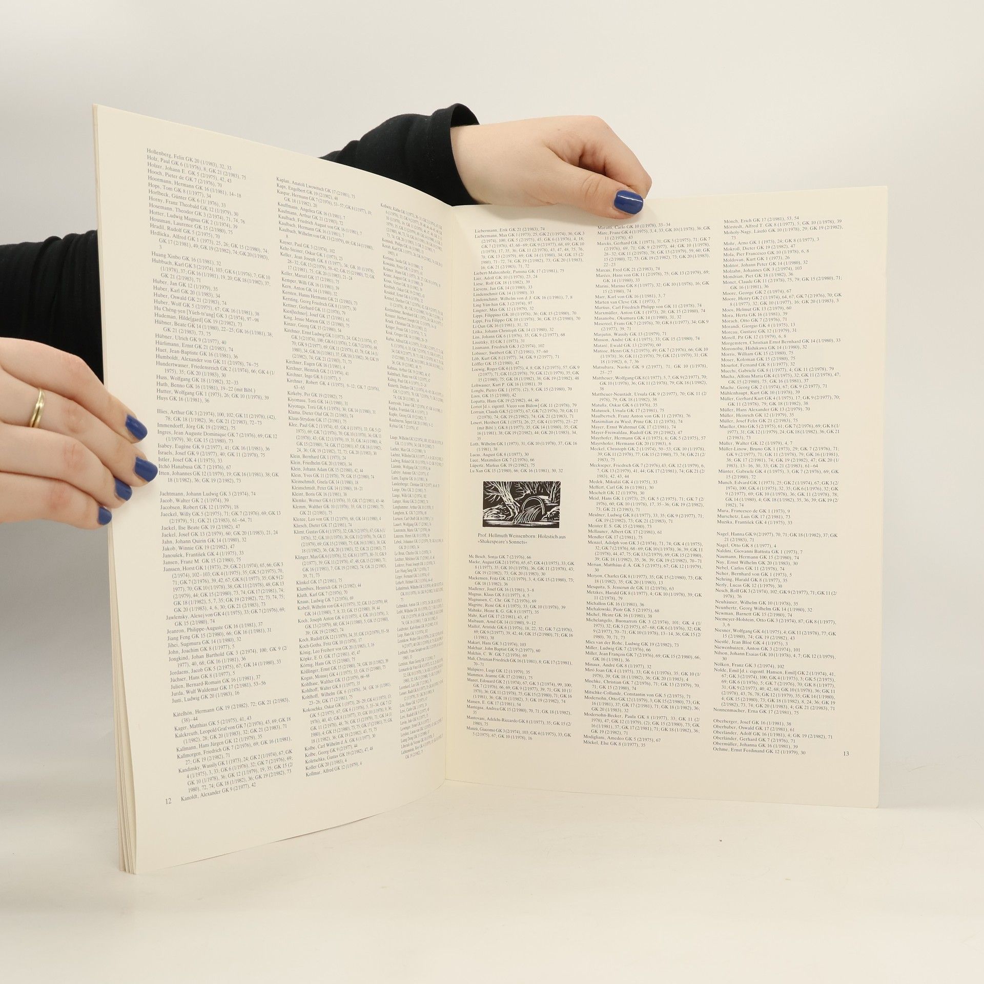 kolektiv Graphische Kunst. Gesamtregister der ersten zehn Jahrgänge 1973-1983