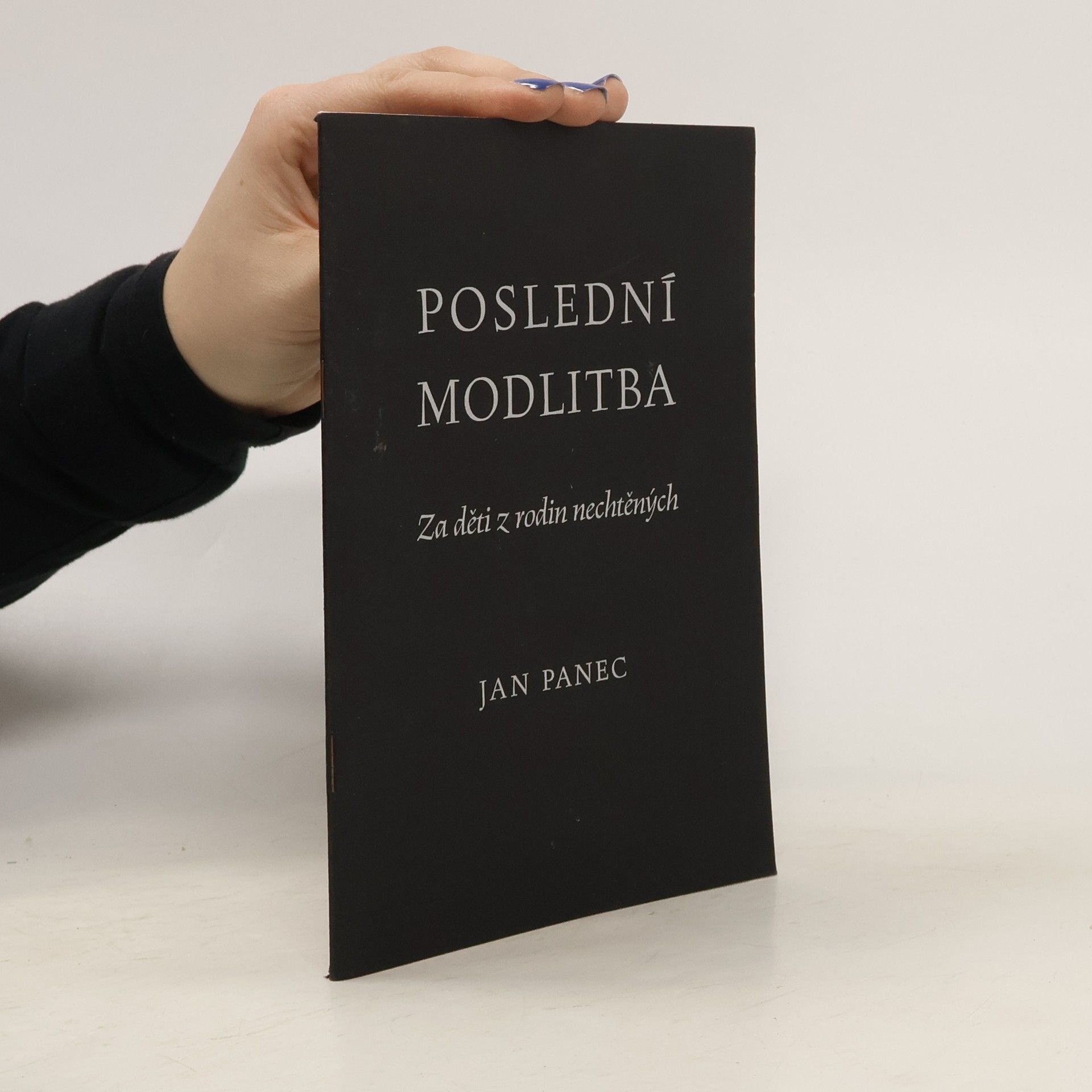 Jan Panec Poslední modlitba
