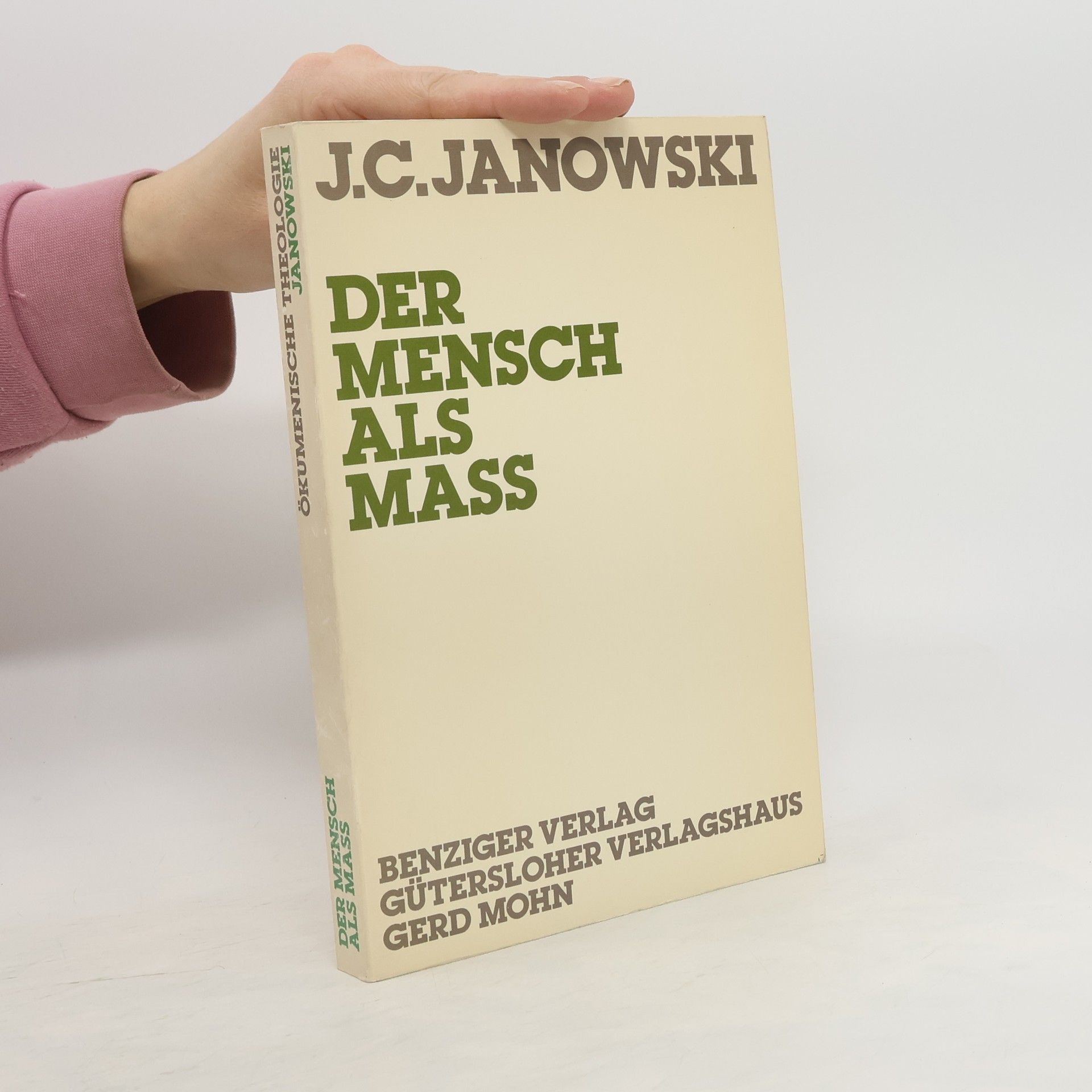 Johanna Christine Janowski Der Mensch als Mass