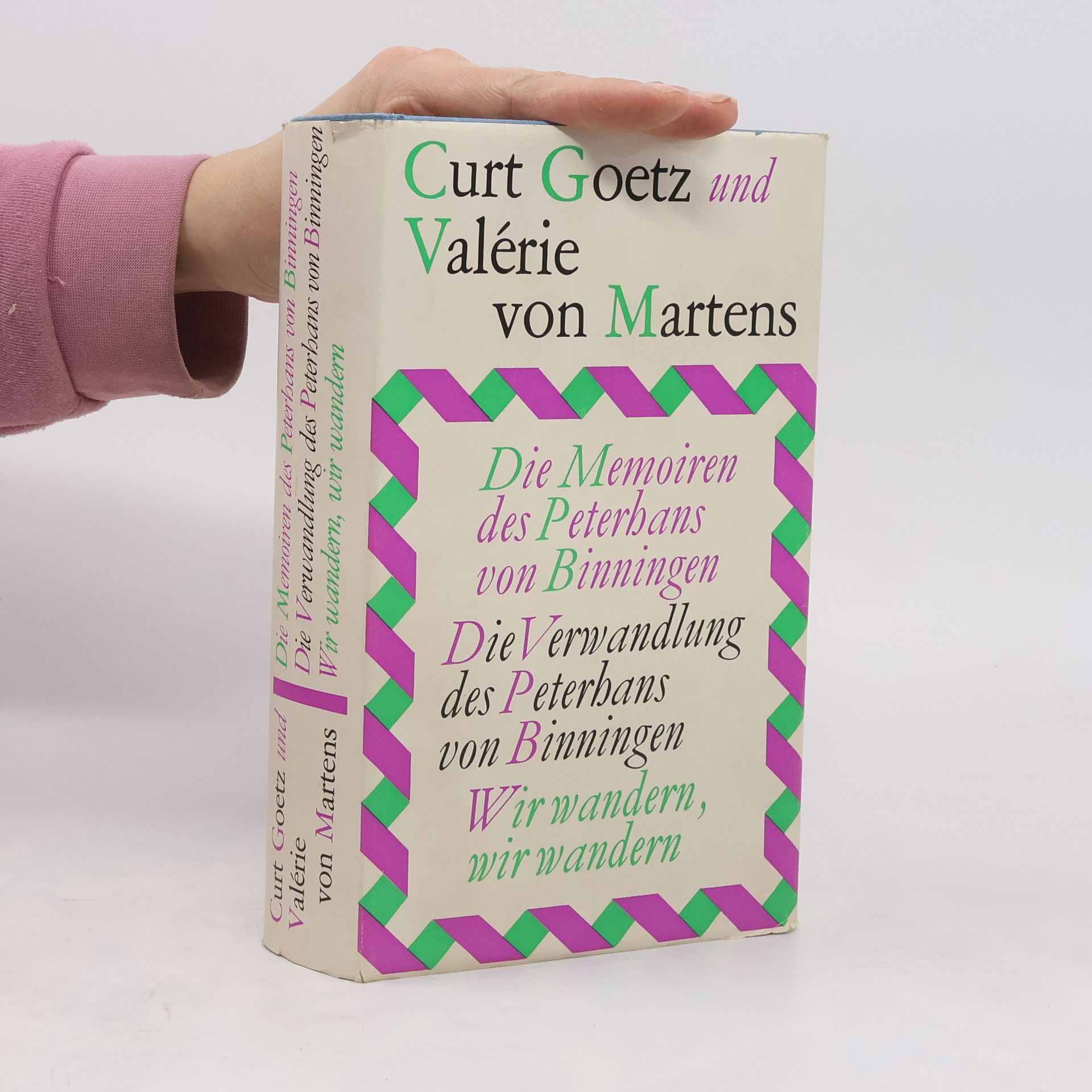 Curt Goetz Die Memoiren des Peterhans von Binningen
