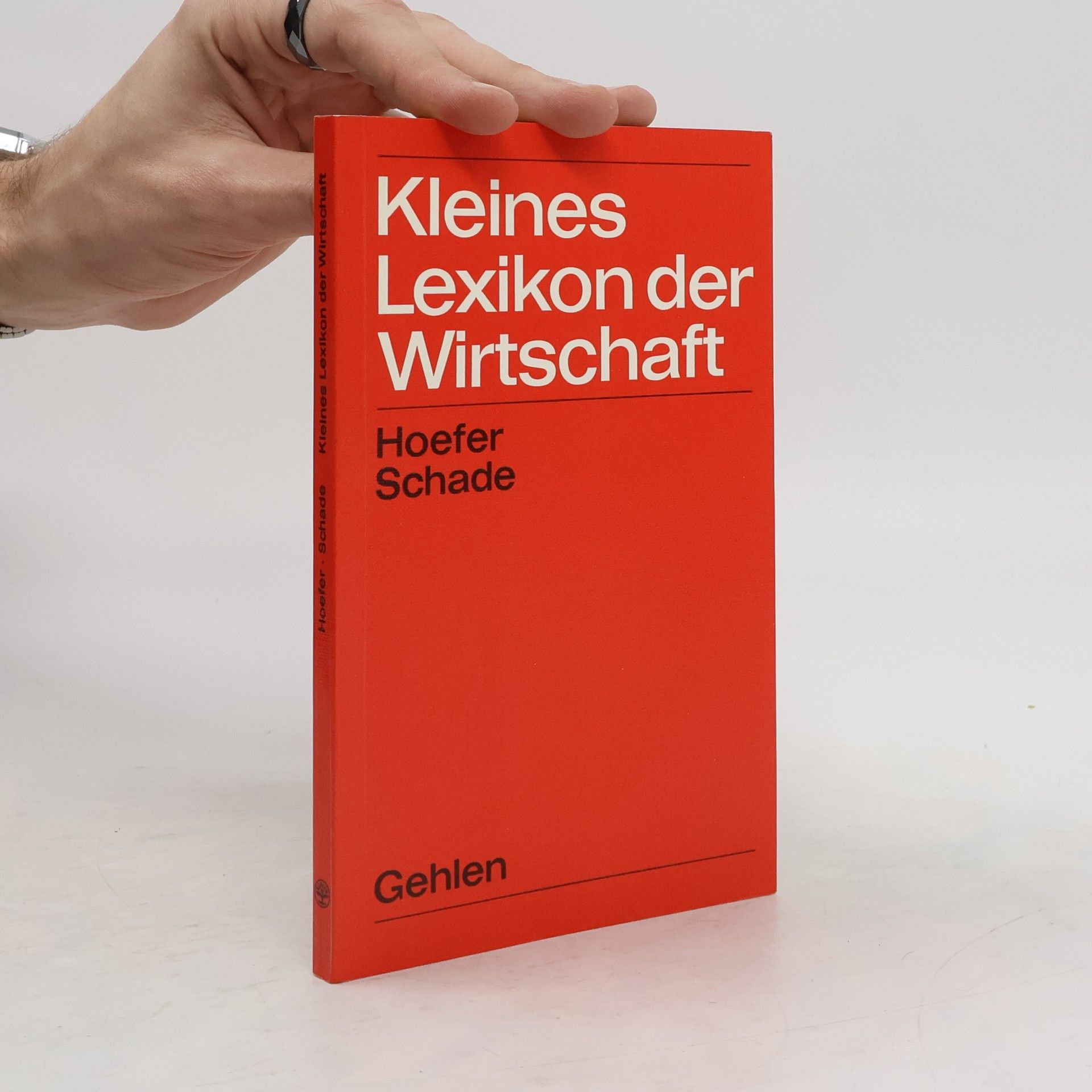 Gerhard Hoefer Kleines Lexikon der Wirtschaft
