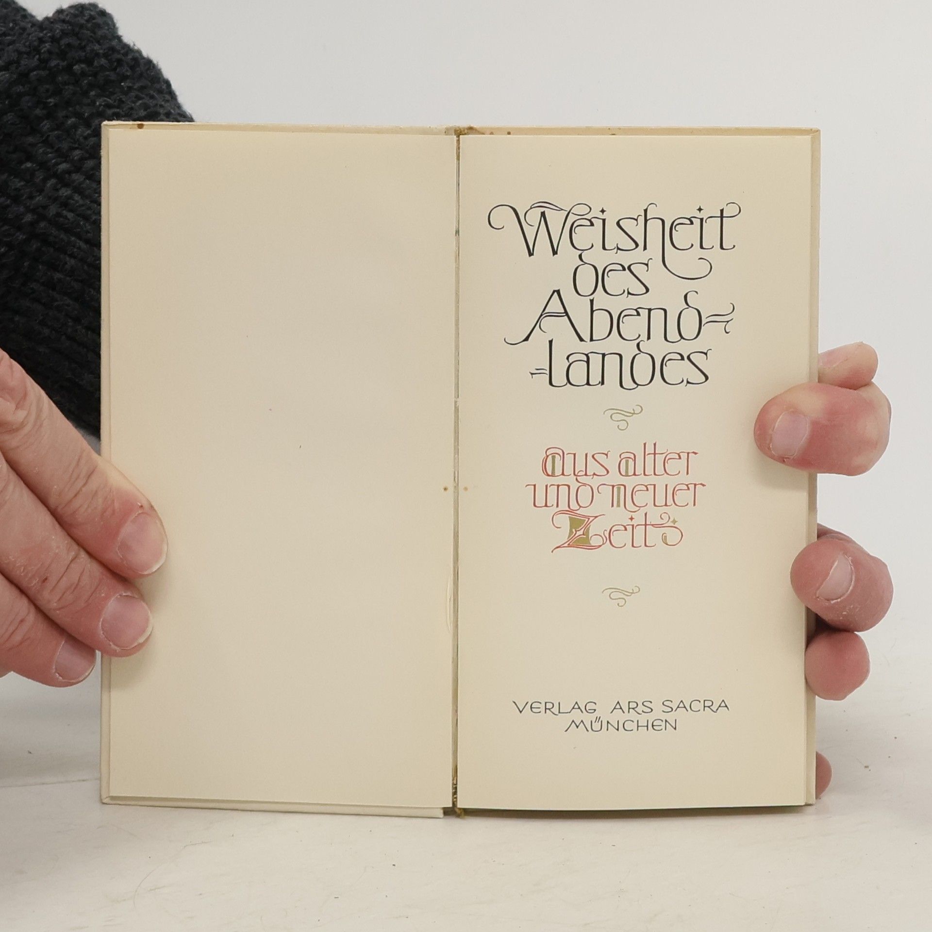 Collectif d'auteurs Weishettoes Abendlandes aus atter uno neuer Zeit