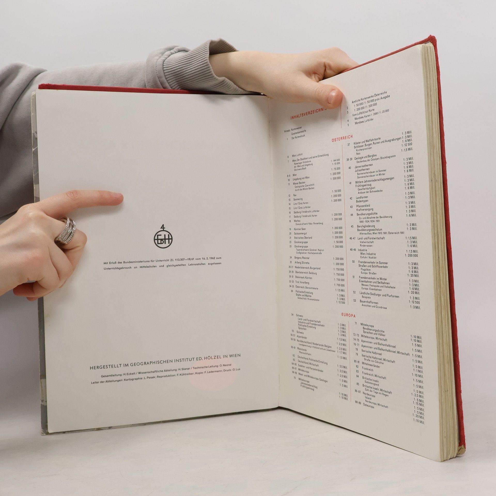 Collectif d'auteurs Österreichischer Atlas für höhere Schulen