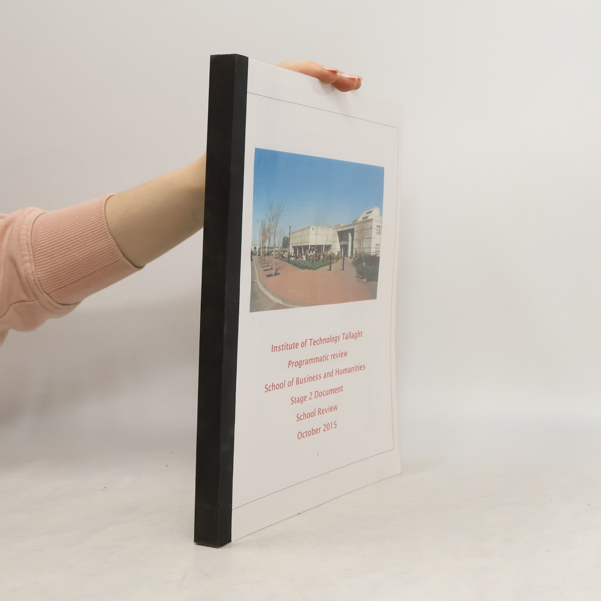 AA.VV. Institute of Technology Tallaght Programmatic review School of Business and Humanities Stage 2 Document School Review