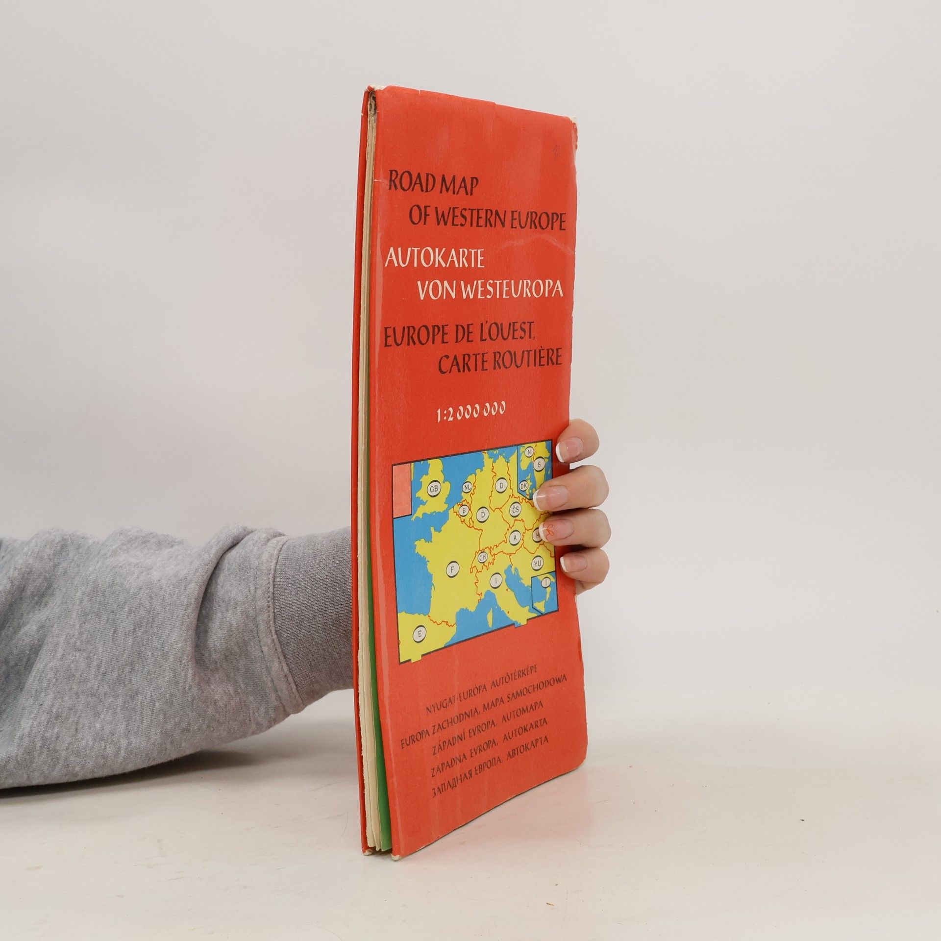 Collectif d'auteurs Road map of Western Europe = Autokarte von Westeuropa = Europe de l'ouest carte routiére