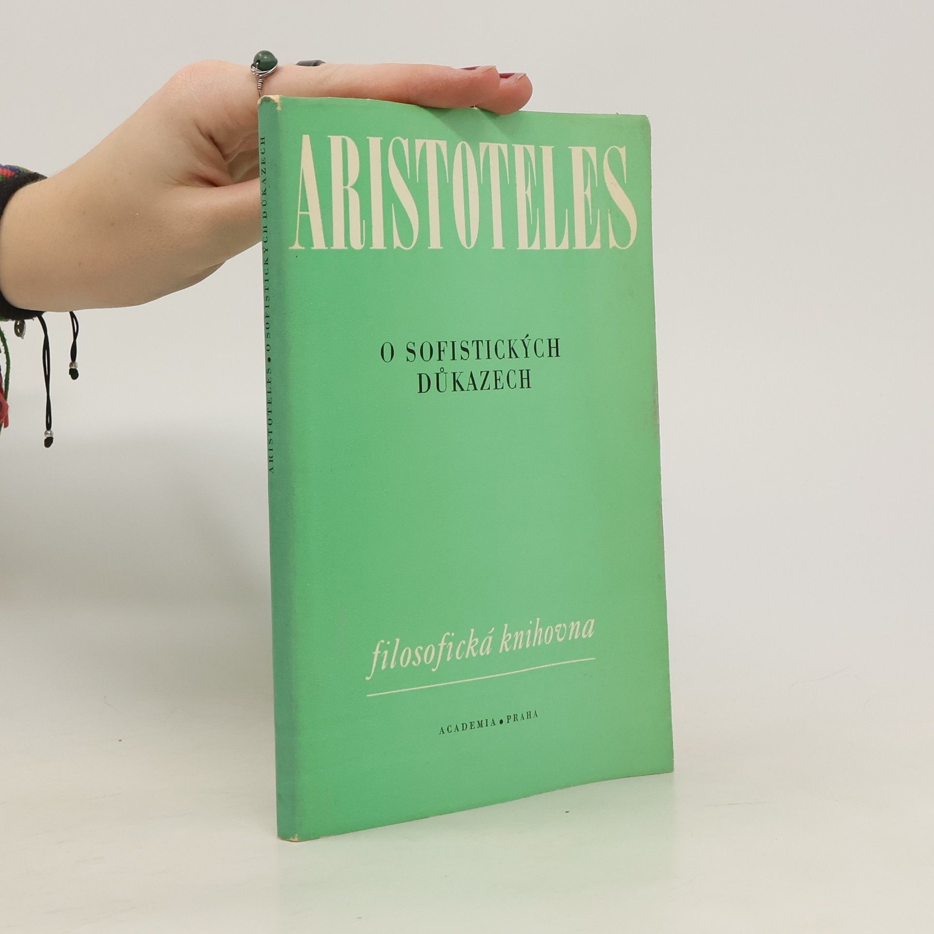 Aristotle Aristoteles o sofistických důkazech