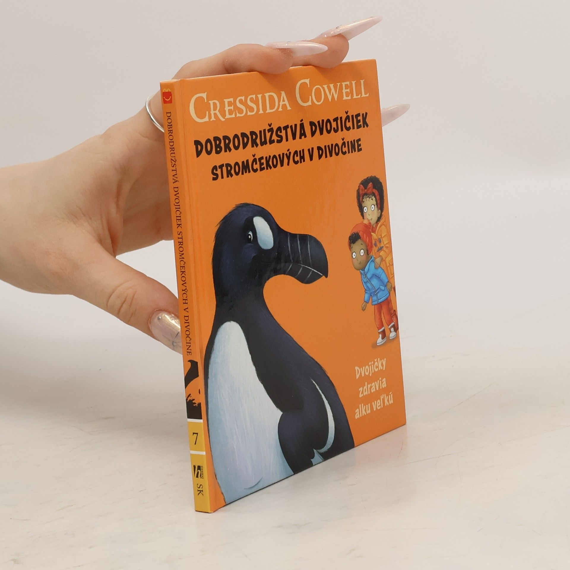 Cressida Cowell Dobrodružstvá dvojičiek stromčekových v divočine 7. Dvojičky zdravia alku veľkú