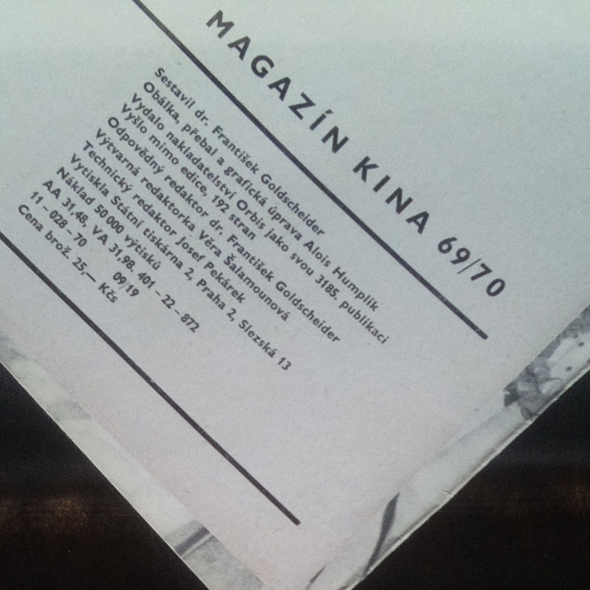 Autorenkollektiv Magazín Kina 69/70