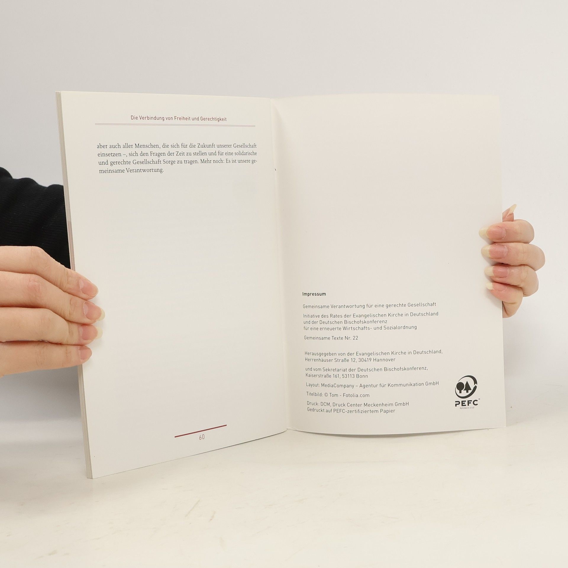 kolektiv Gemeinsame Verantwortung für eine gerechte Gesellschaft 2/2014. Gemeinsame Texte Nr. 22