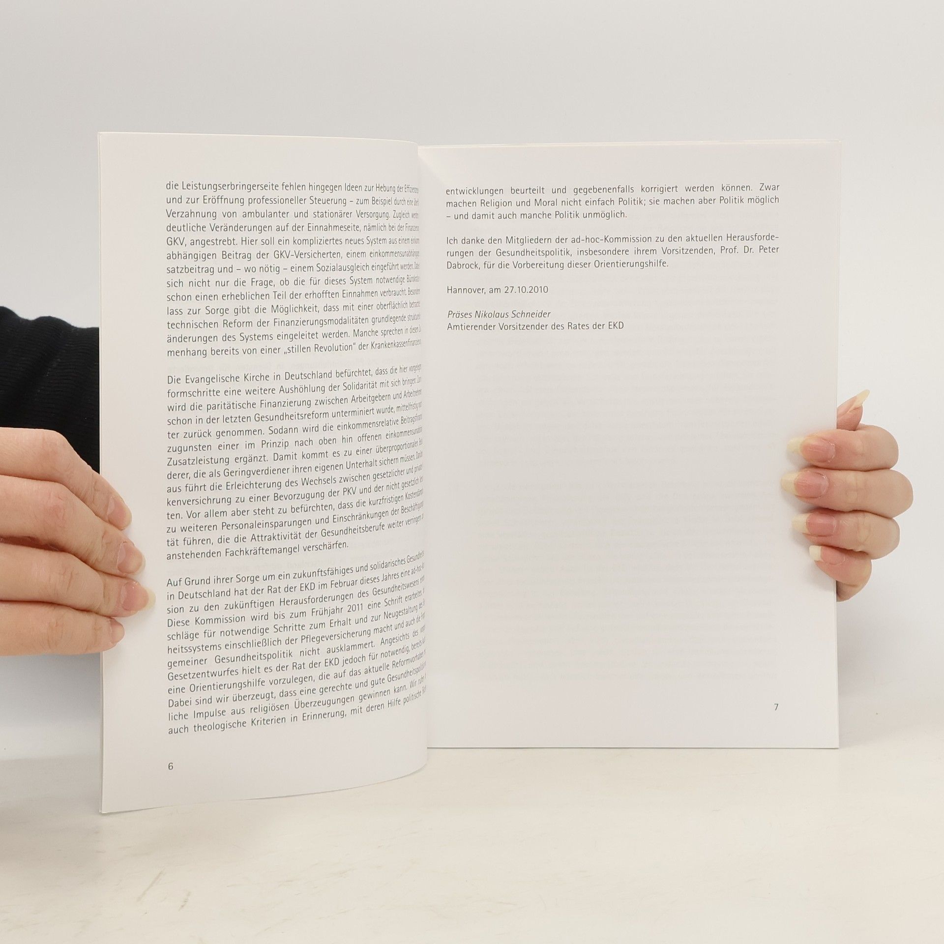Autorenkollektiv Das Prinzip der Solidarität steht auf dem Spiel. EKD Texte 110