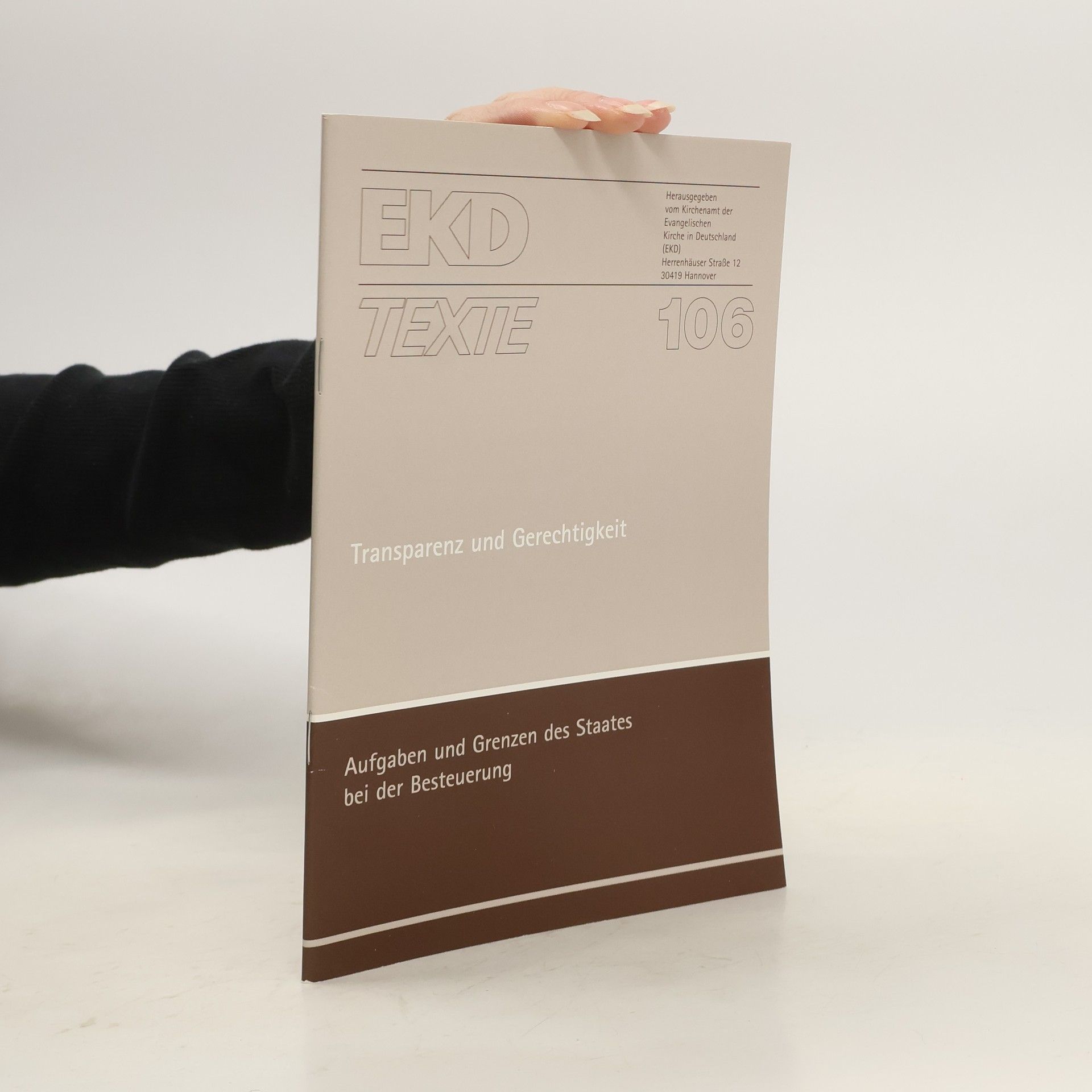 Collectif d'auteurs EKD Texte 106. Transparenz und Gerechtigkeit