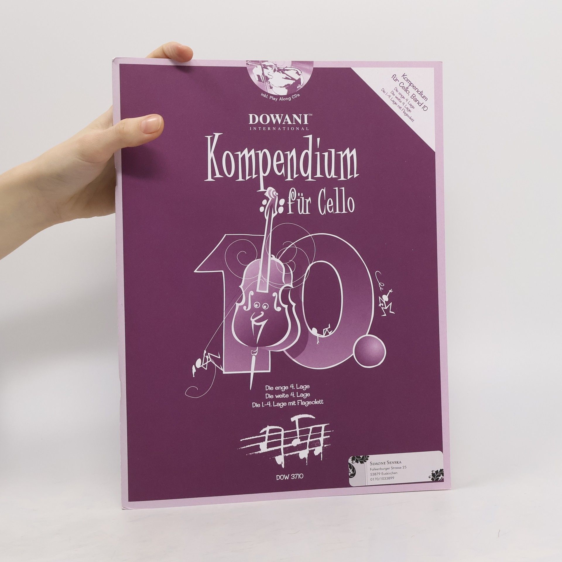 Collectif d'auteurs Kompendium für Cello