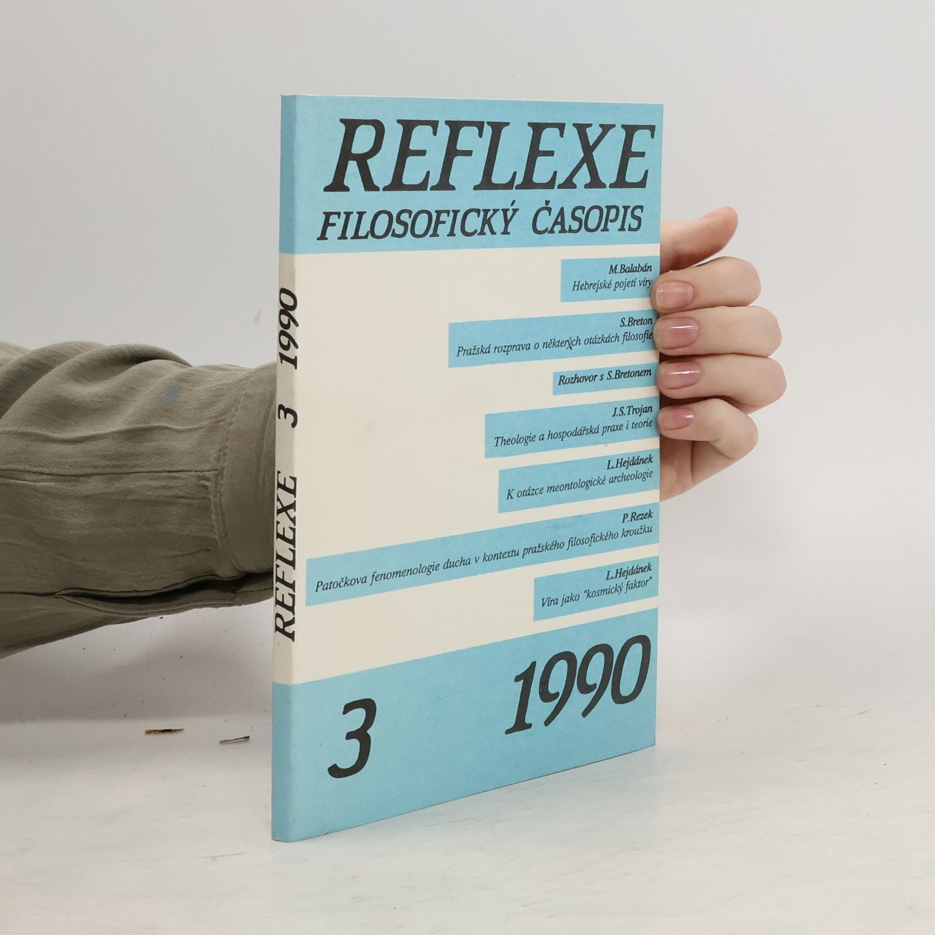 Collectif d'auteurs Reflexe. Filosofický časopis (roč. 1990, č. 3)