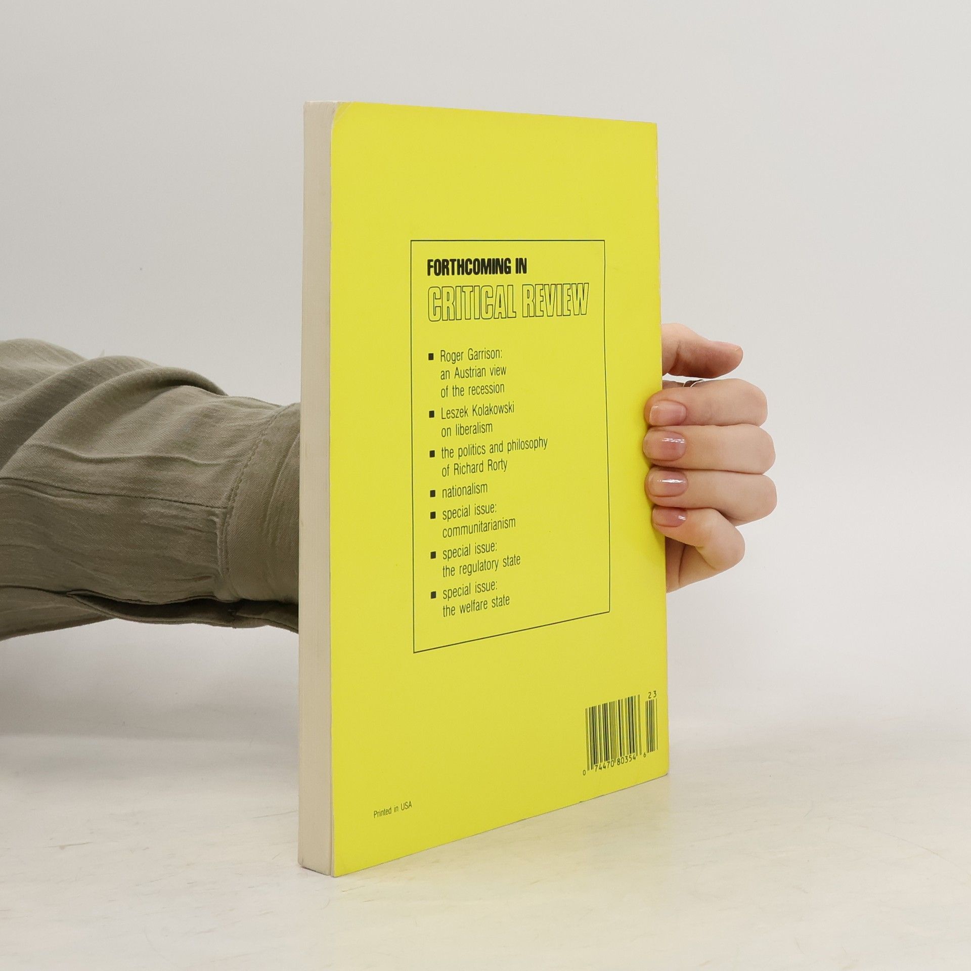 kolektiv Critical Review. Volume 6. Number 4