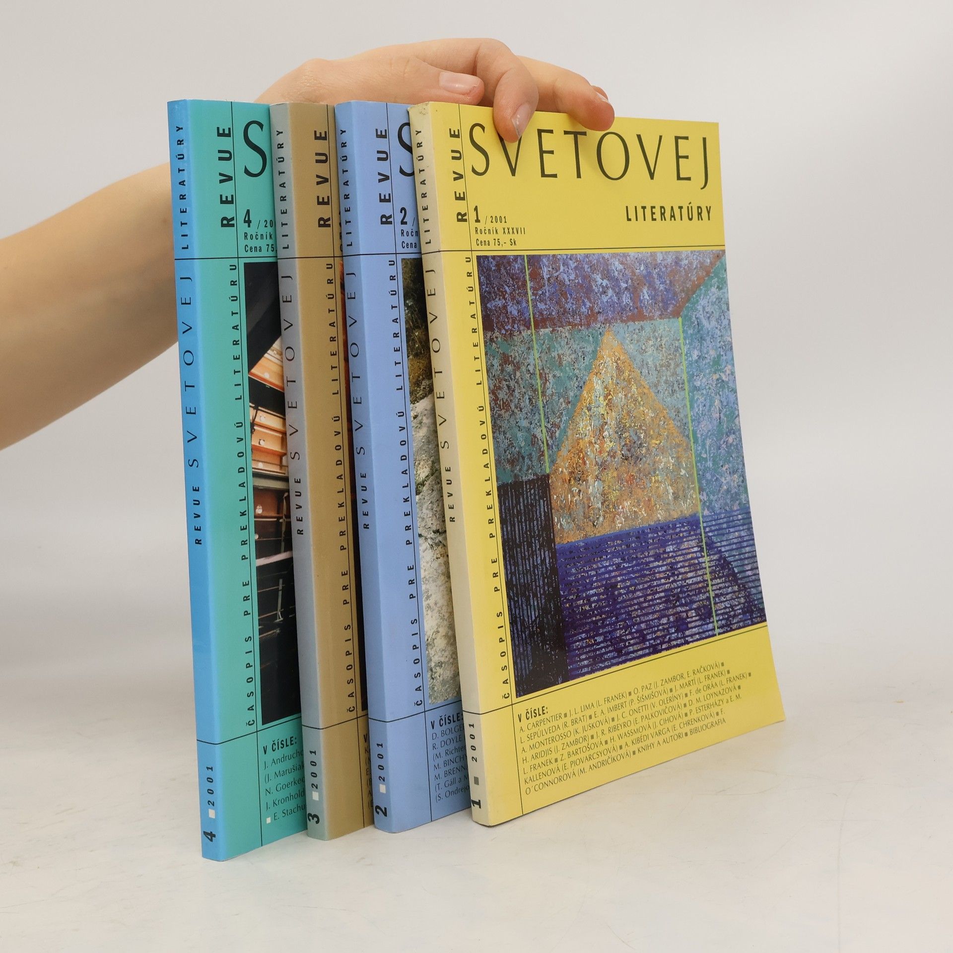 Collectif d'auteurs Revue svetovej literatúry. Ročník XXXVII. 1-4