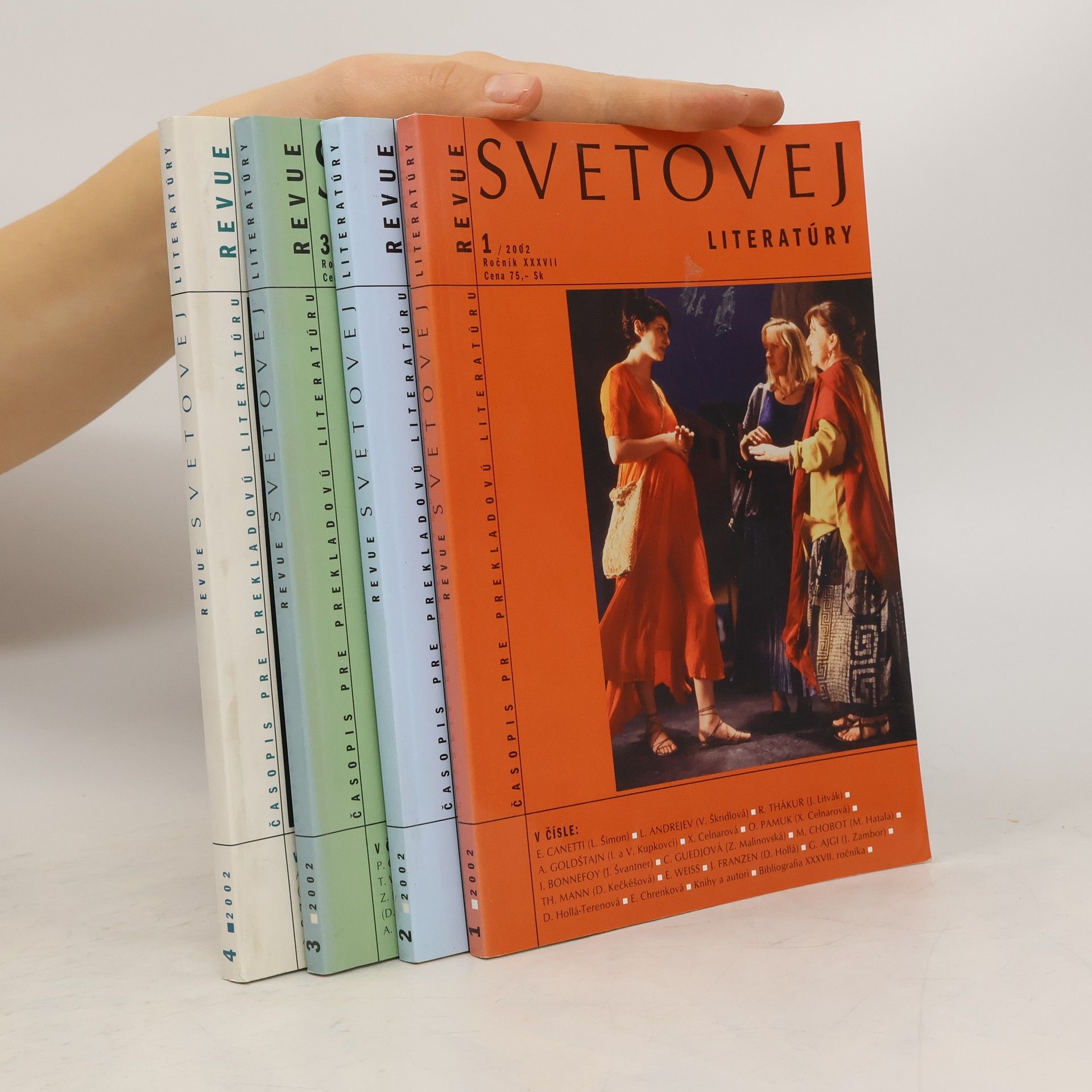 Collectif d'auteurs Revue svetovej literatúry 1-4/2002