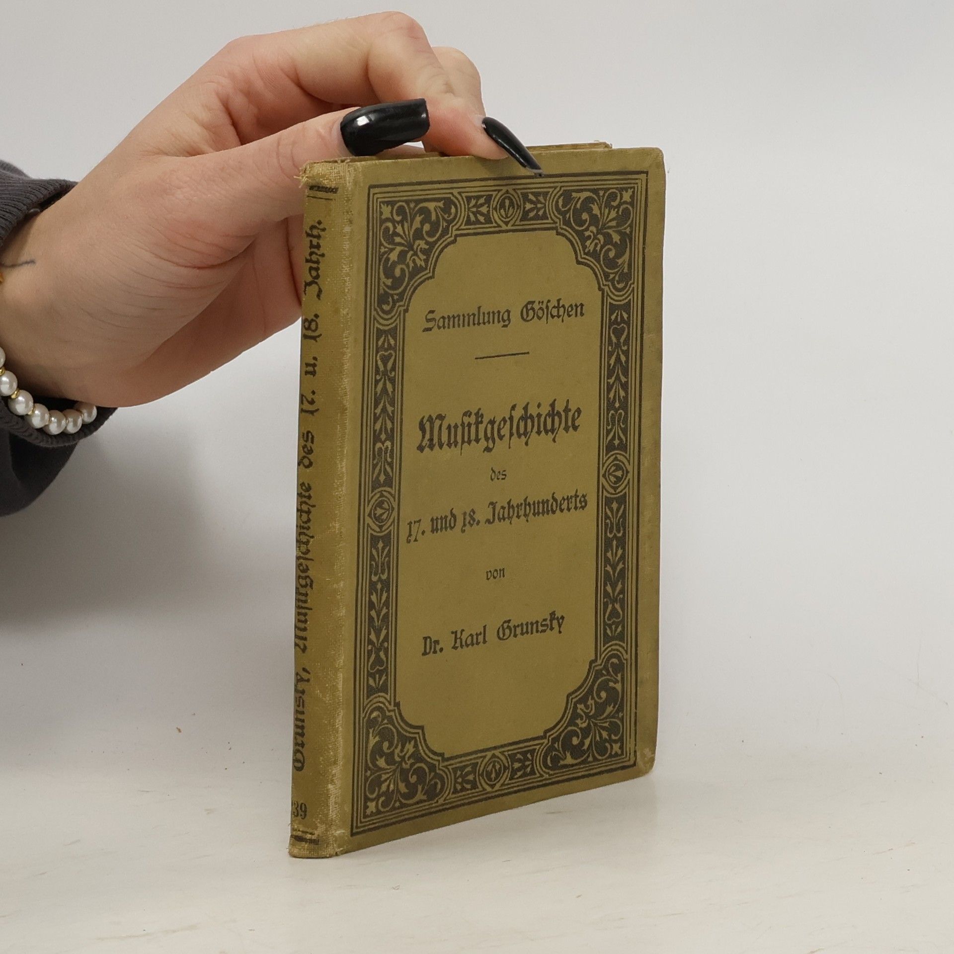 Karl Brunsty musik Geschichte des 17. Und 18. Jahrhunderts