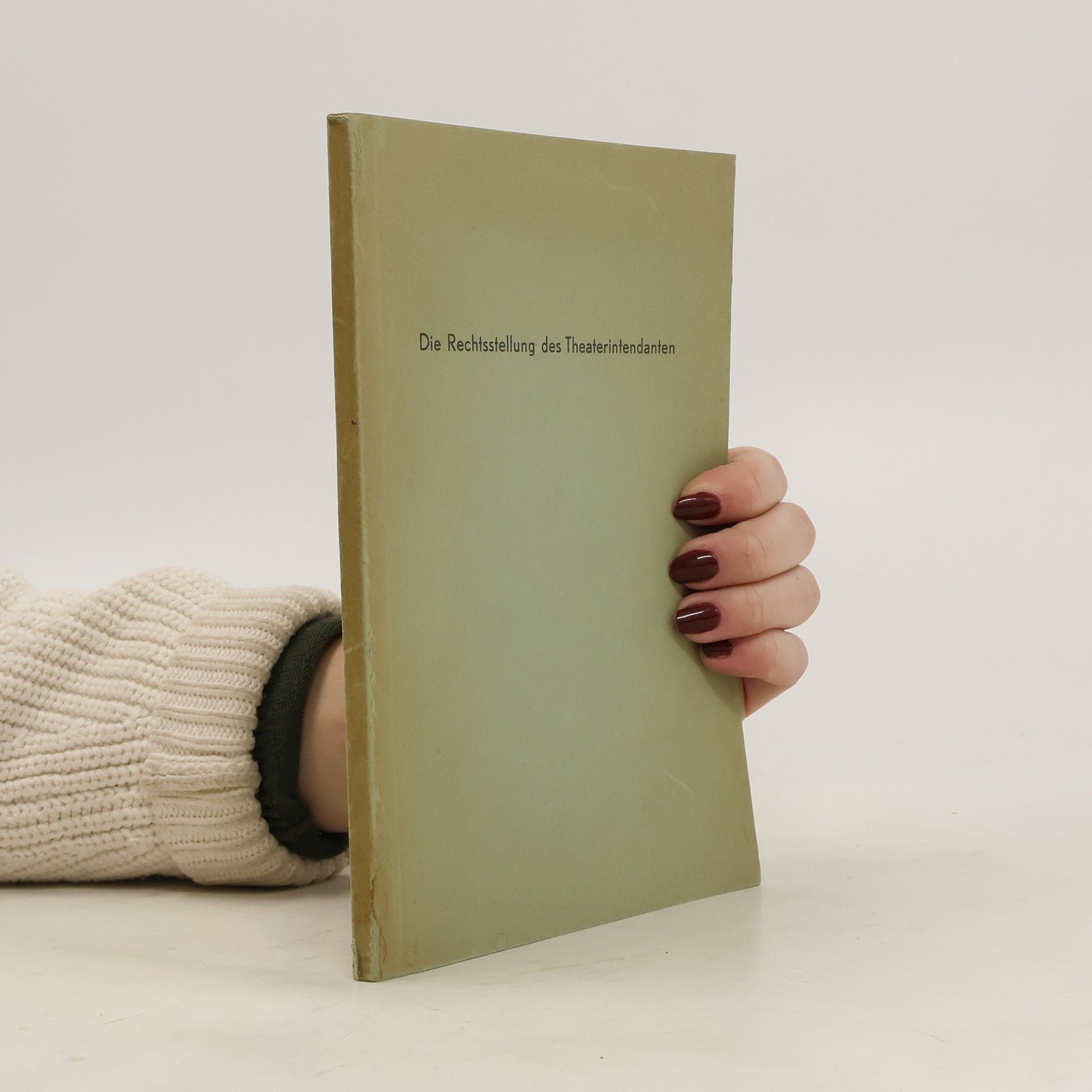 Collectif d'auteurs Die Rechtsstellung des Theaterintendanten