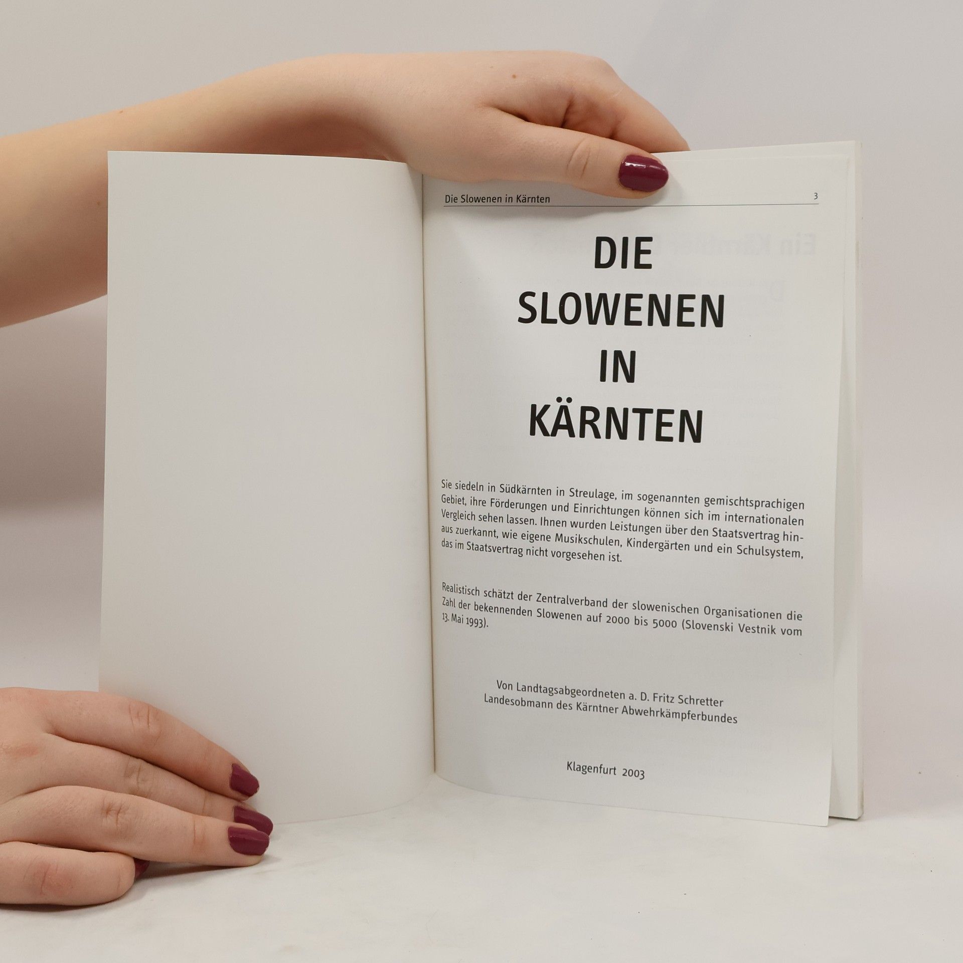 kolektiv Die Slowenen in Kärnten