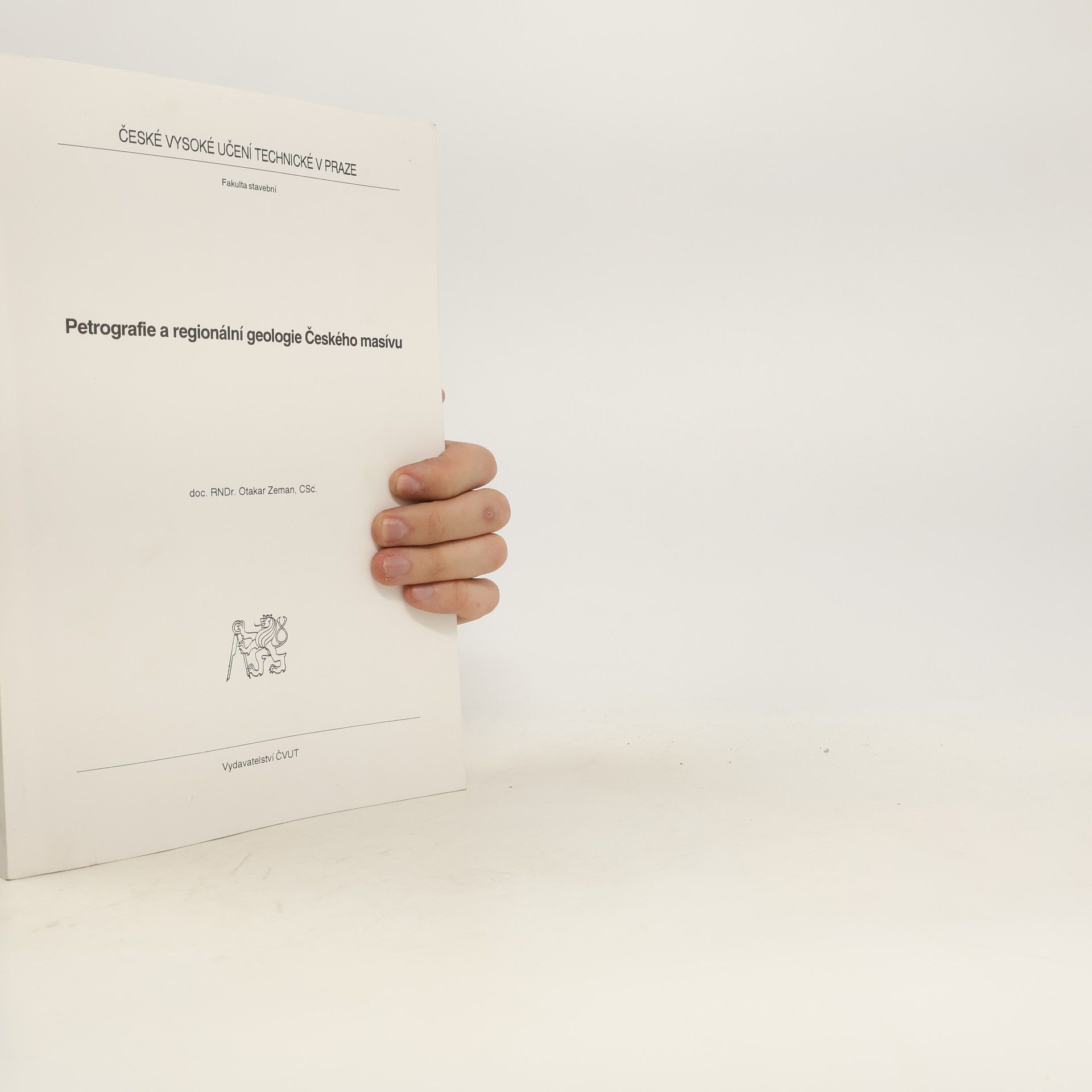 Otakar Zeman Petrografie a regionální geologie Českého masivu