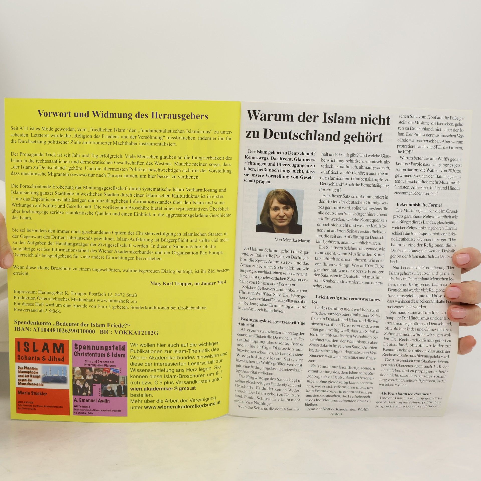 Karl Tropper Bedeutet Islam ,,Frieden"?