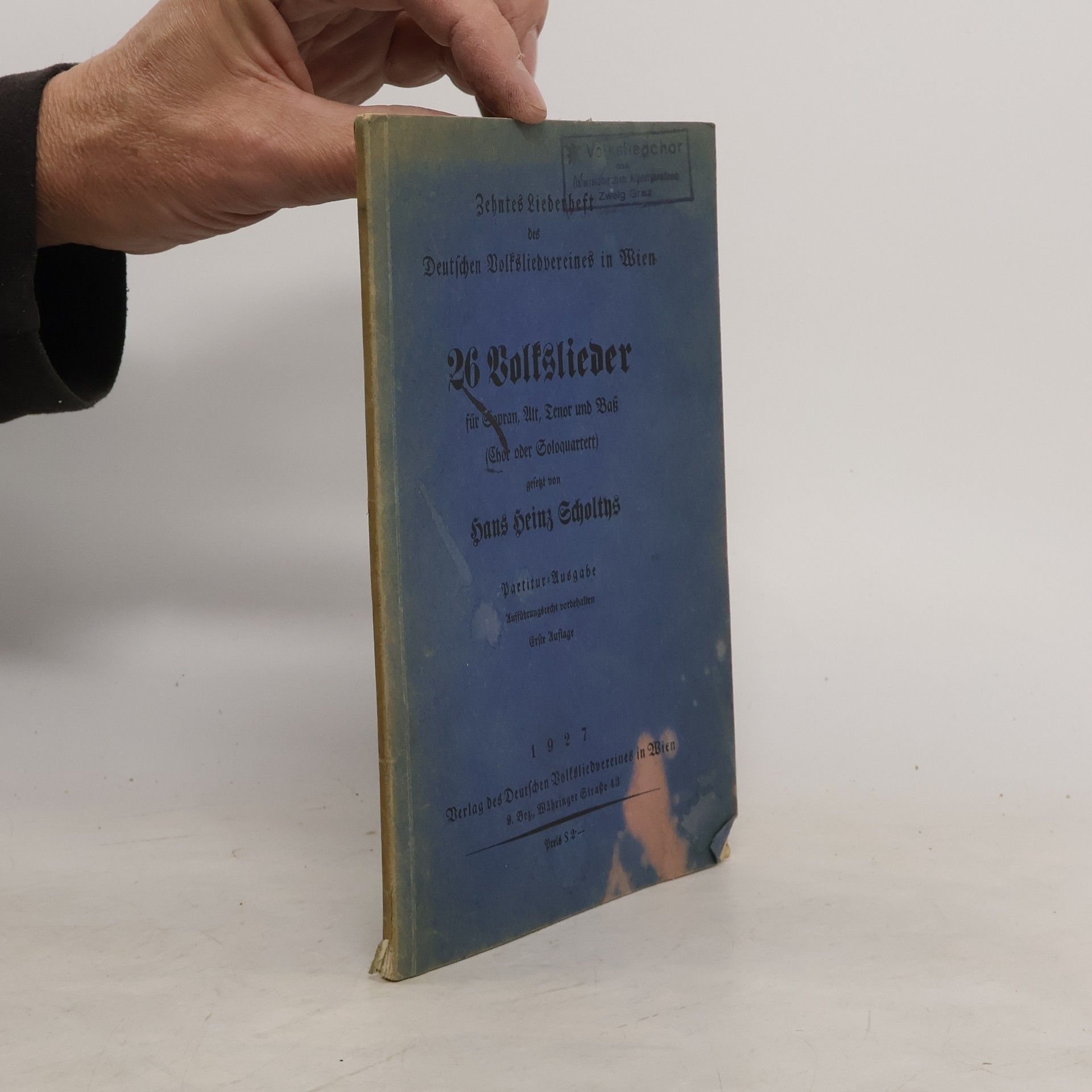 Hans Heinz Scholtns 26 Volkslieder