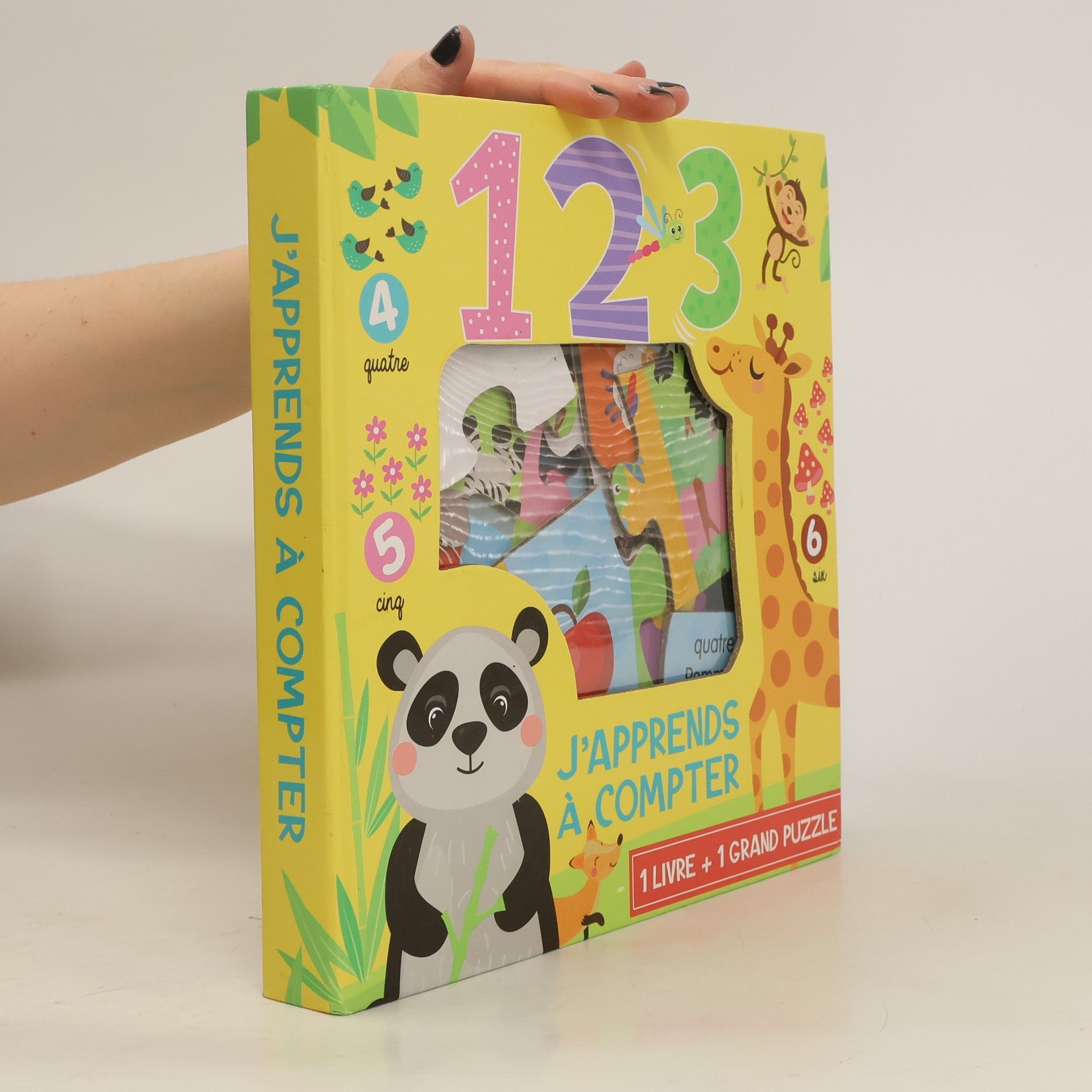 AA.VV. Coffret J'apprends A Compter 1 Livre + 1 Grand Puzzle