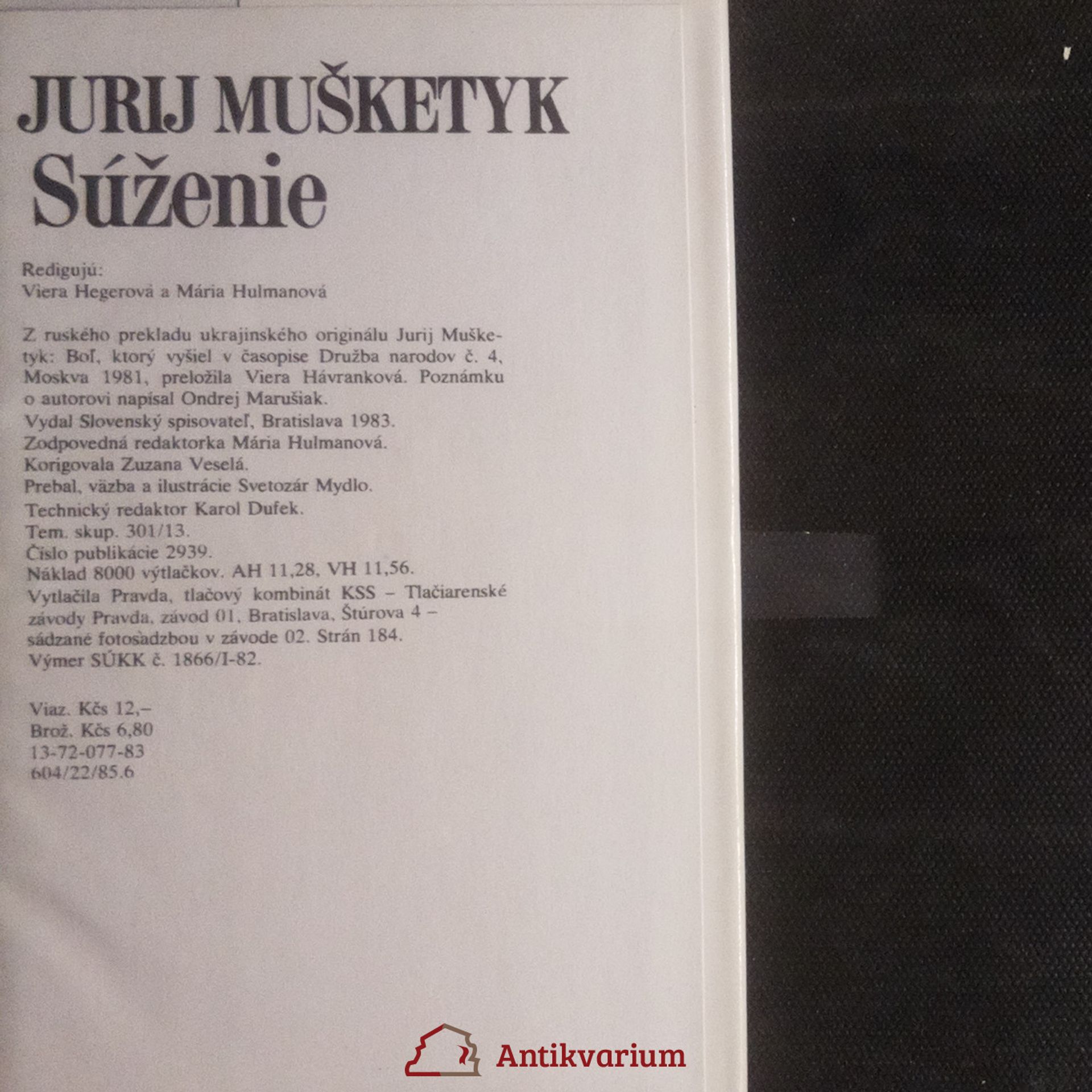 Jurij Mušketyk Súženie