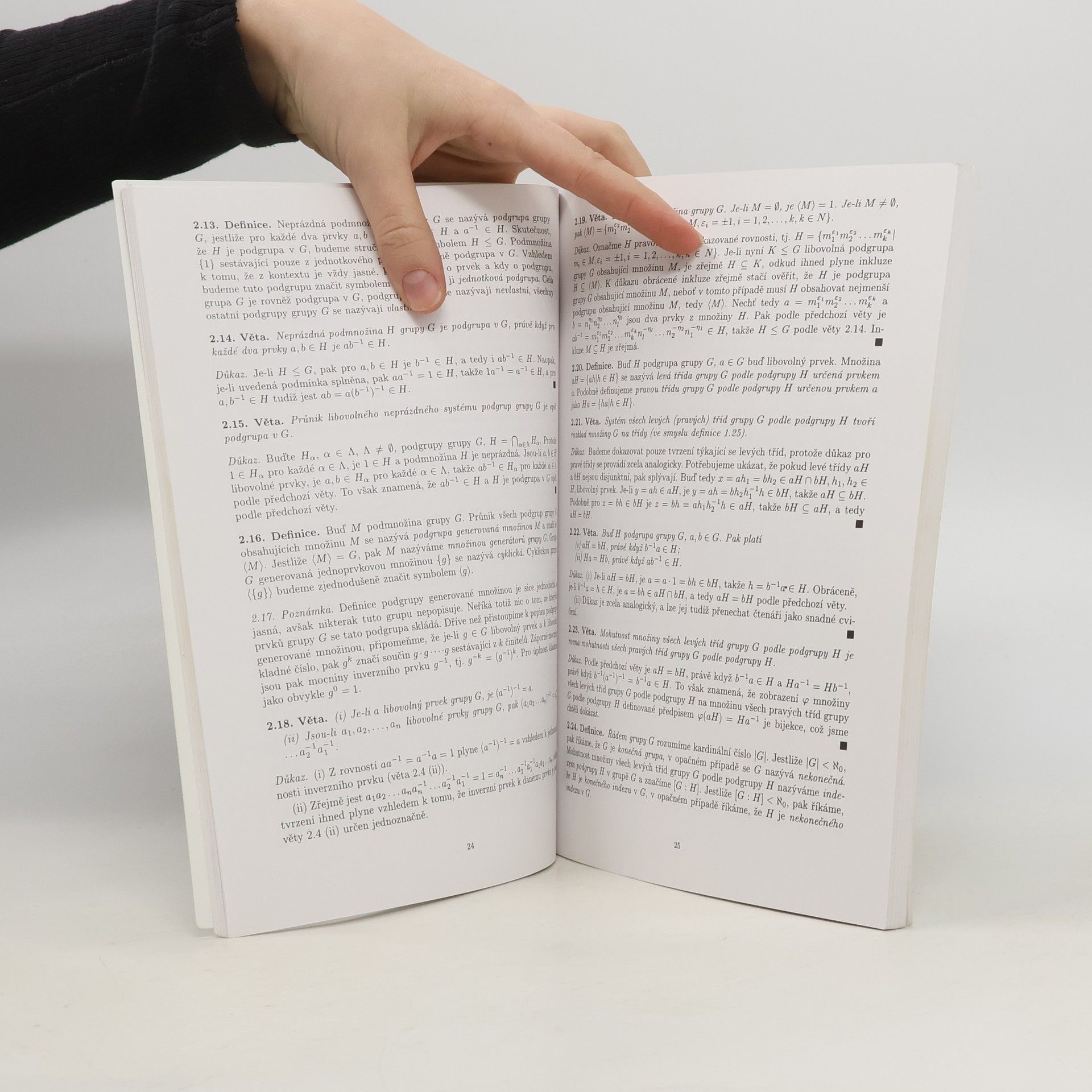 Ladislav Bican Algebra (pro učitelské studium)