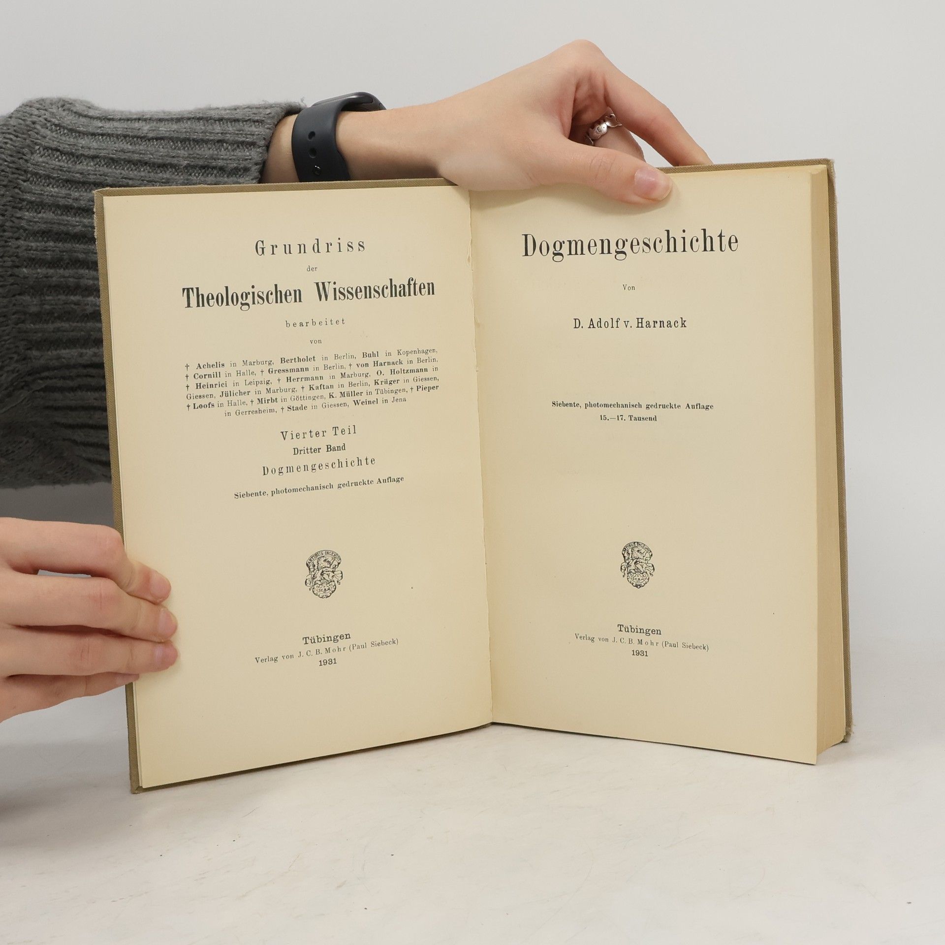 Autorenkollektiv Harnack Dogmengeschichte