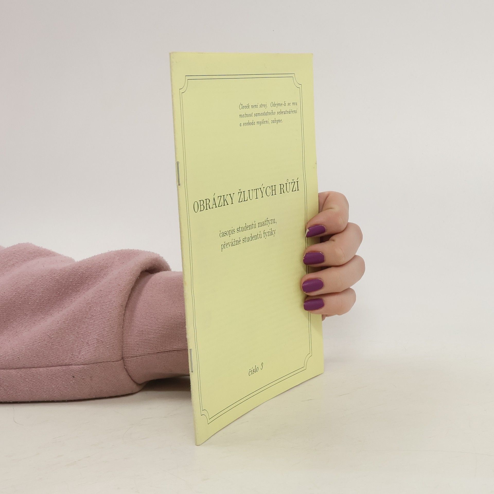 kolektiv Obrázky žlutých růží 3/1992
